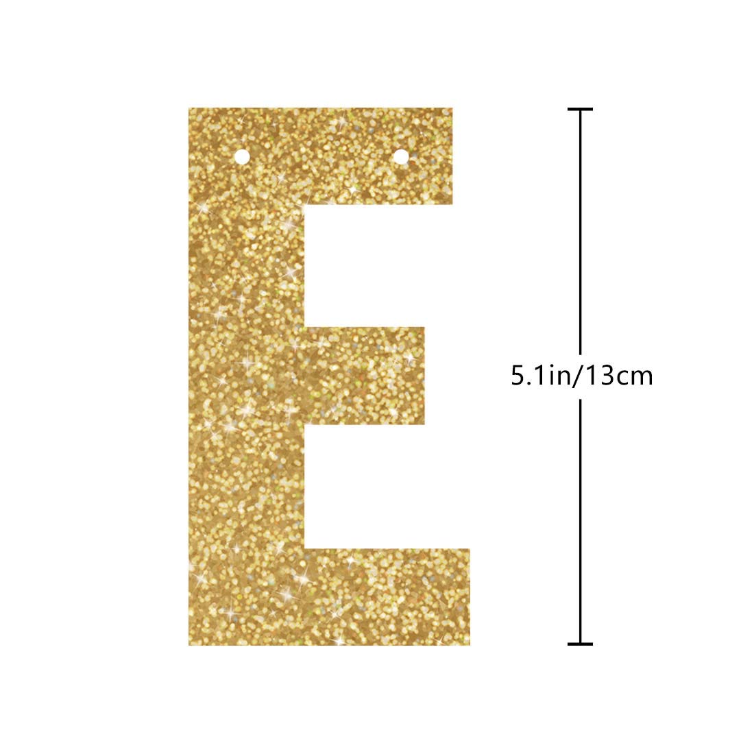 Gold Happy 100Th Birthday Banner, Glitter 100 Years Old Woman Or Man Party Decorations, Supplies