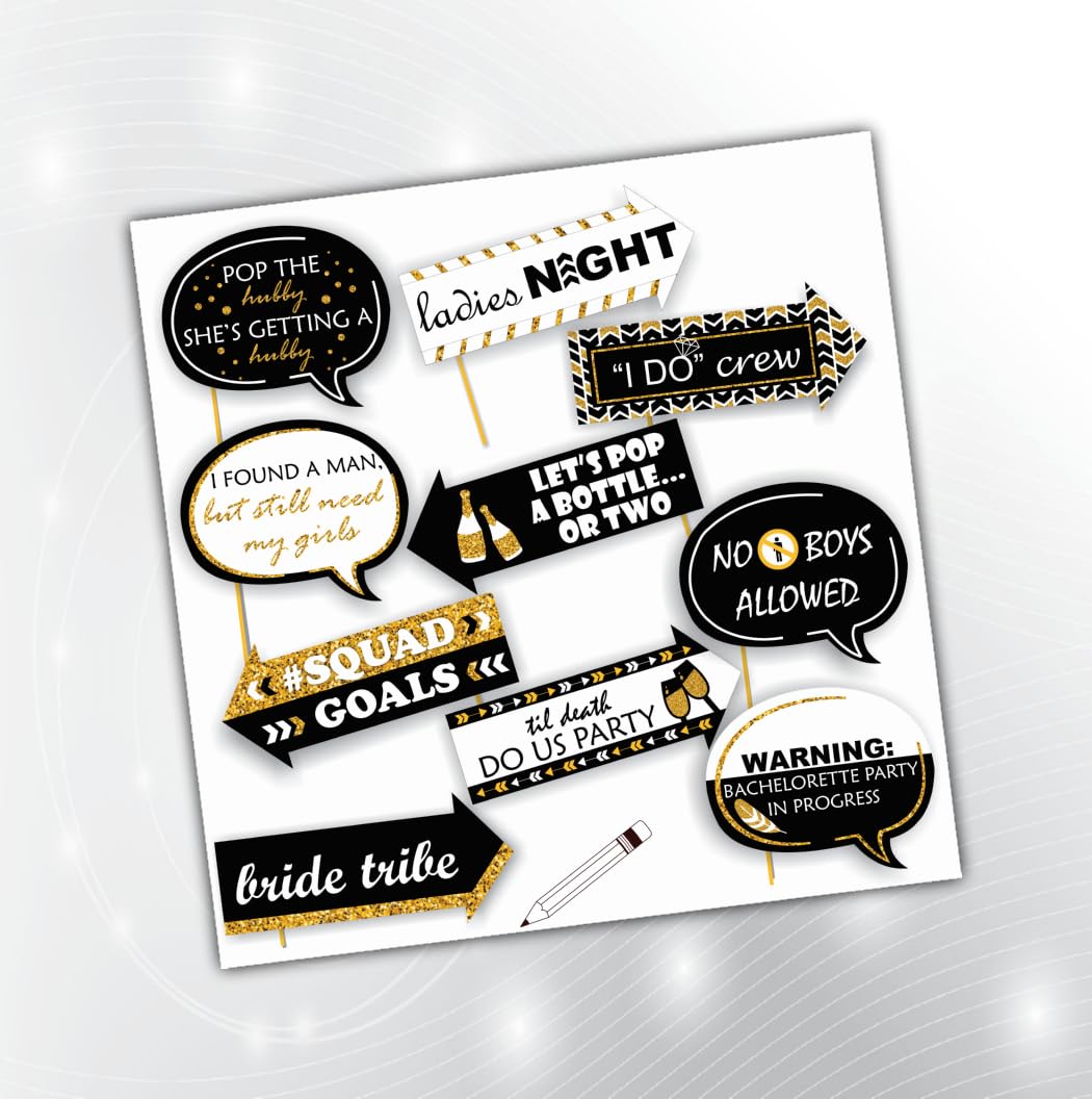 PartyStuff Bachelor Theme Props  Bachelorette Props 2 (10 Cards)