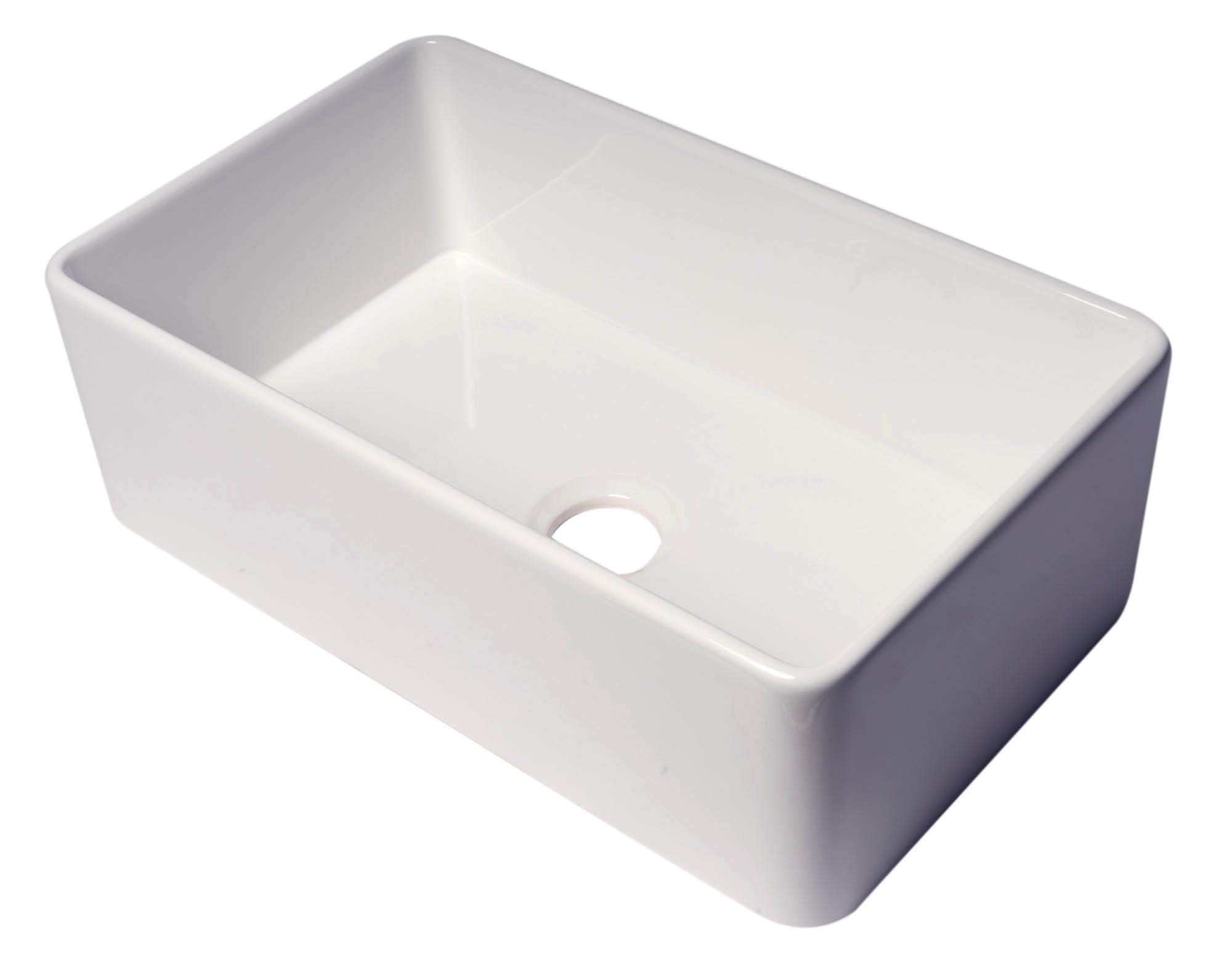 Alfi Brand Abf3018-W Kitchen Sink, 30''L X 18''W X 10''H, White