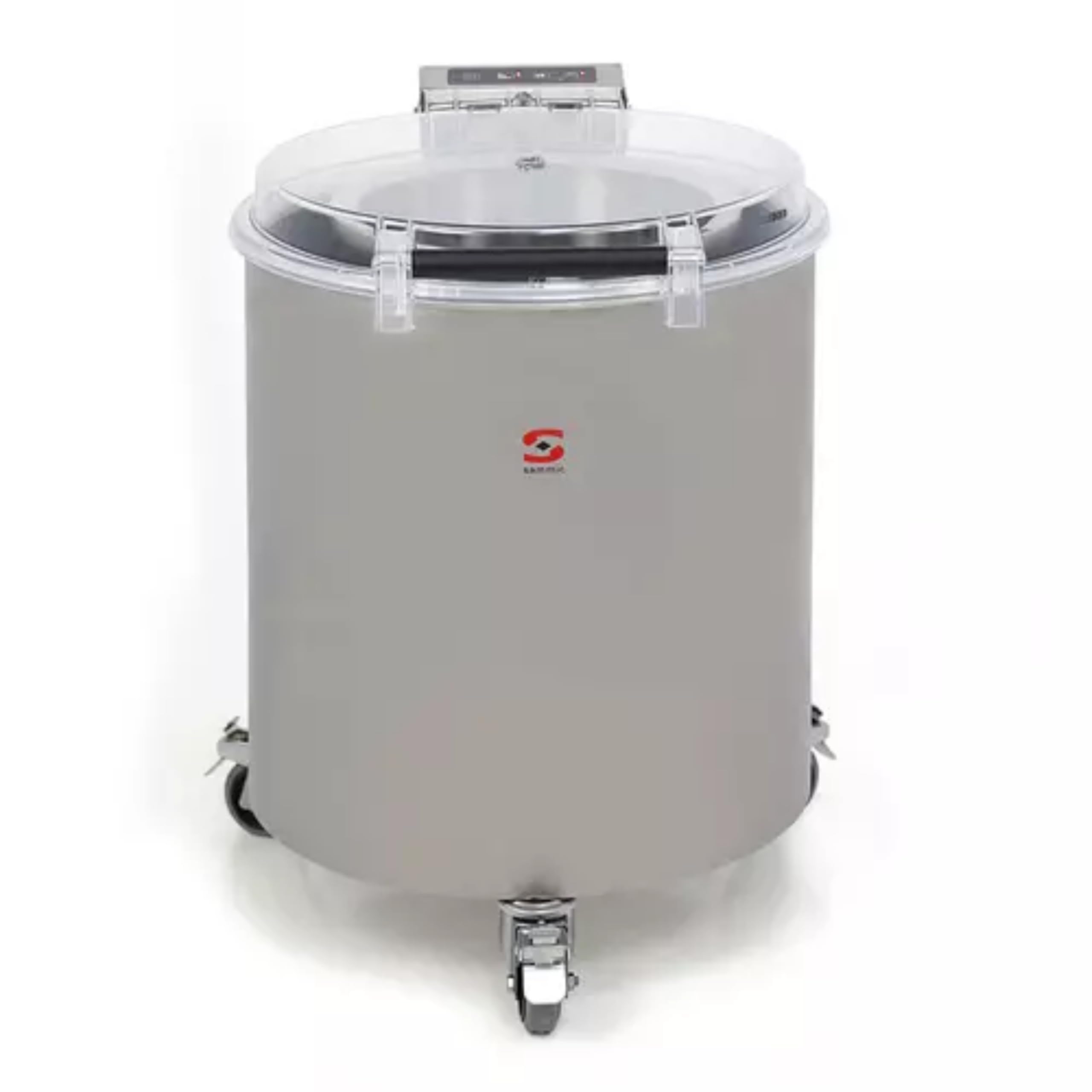 Sammic ES-100 Electric Salad Dryer, 13 lb. (6kg/10 gal.) Capacity, 2-Speed, 250-800 lbs/hr Draining Output, Stainless Steel Bask