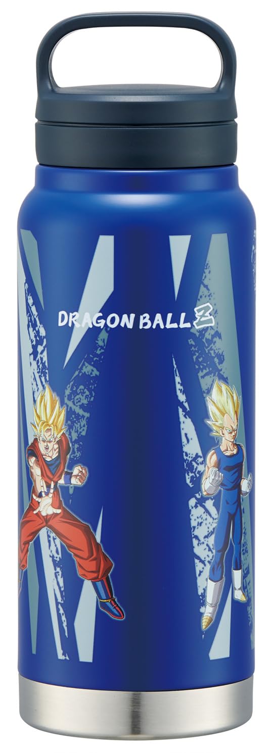 Skater  Dragon Ball Z Kids Insulated Stainless Steel Cup Bottle, 500ml, with Threaded Handle, STSC5A