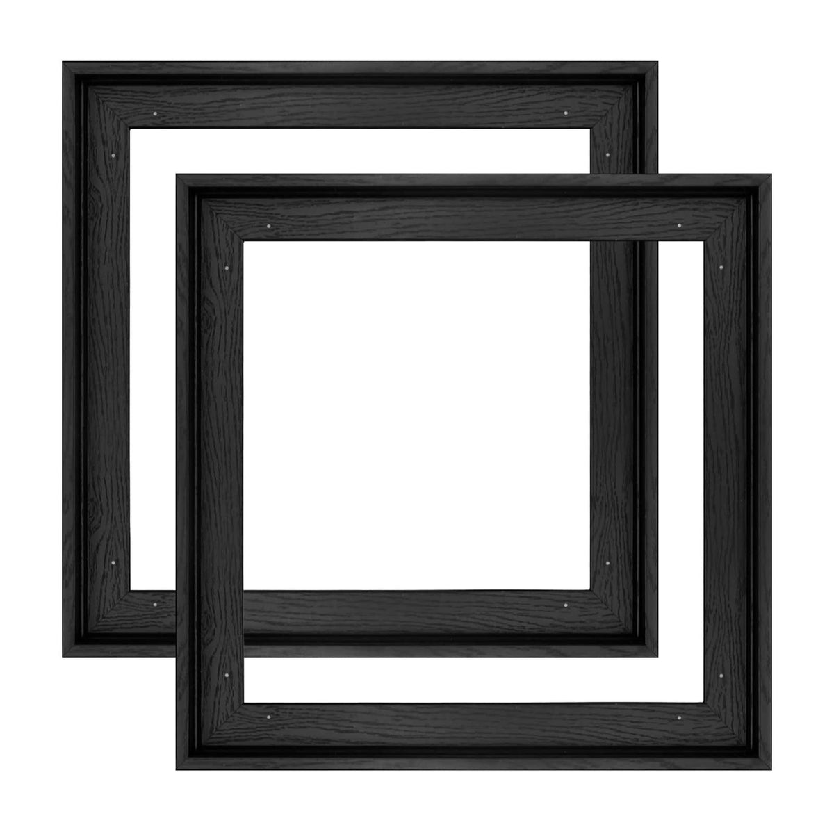 Folkor 16X16 Frame For Canvas Painting 0.6-0.8    Deep, 2 Pack Square Floater Frame For Canvas Prints, Floating Frame For Wall A