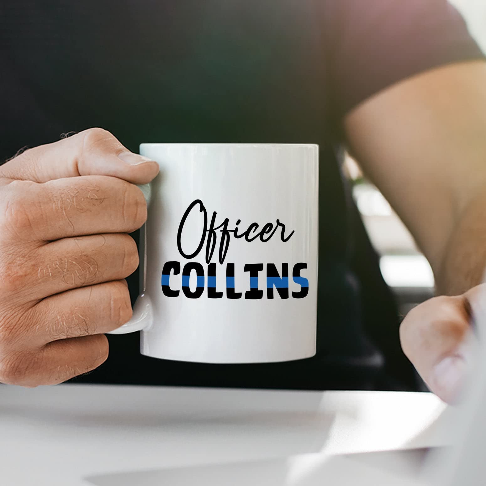 Police Officer Coffee Mug, Personalized Police Officer Mug, Appreciation Gift For Men & Women, Policeman Mug, Police Coffee Cup,