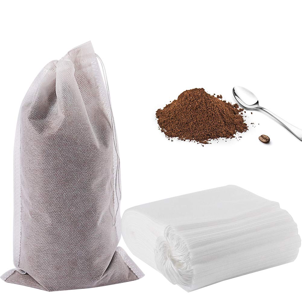 Yql Cold Brew Coffee Filter,50Pcs 6X10 Inch No Mess Cold Brew Coffee Bags Disposable Mesh Brewing Bags Tea Filter Bag For Cold B