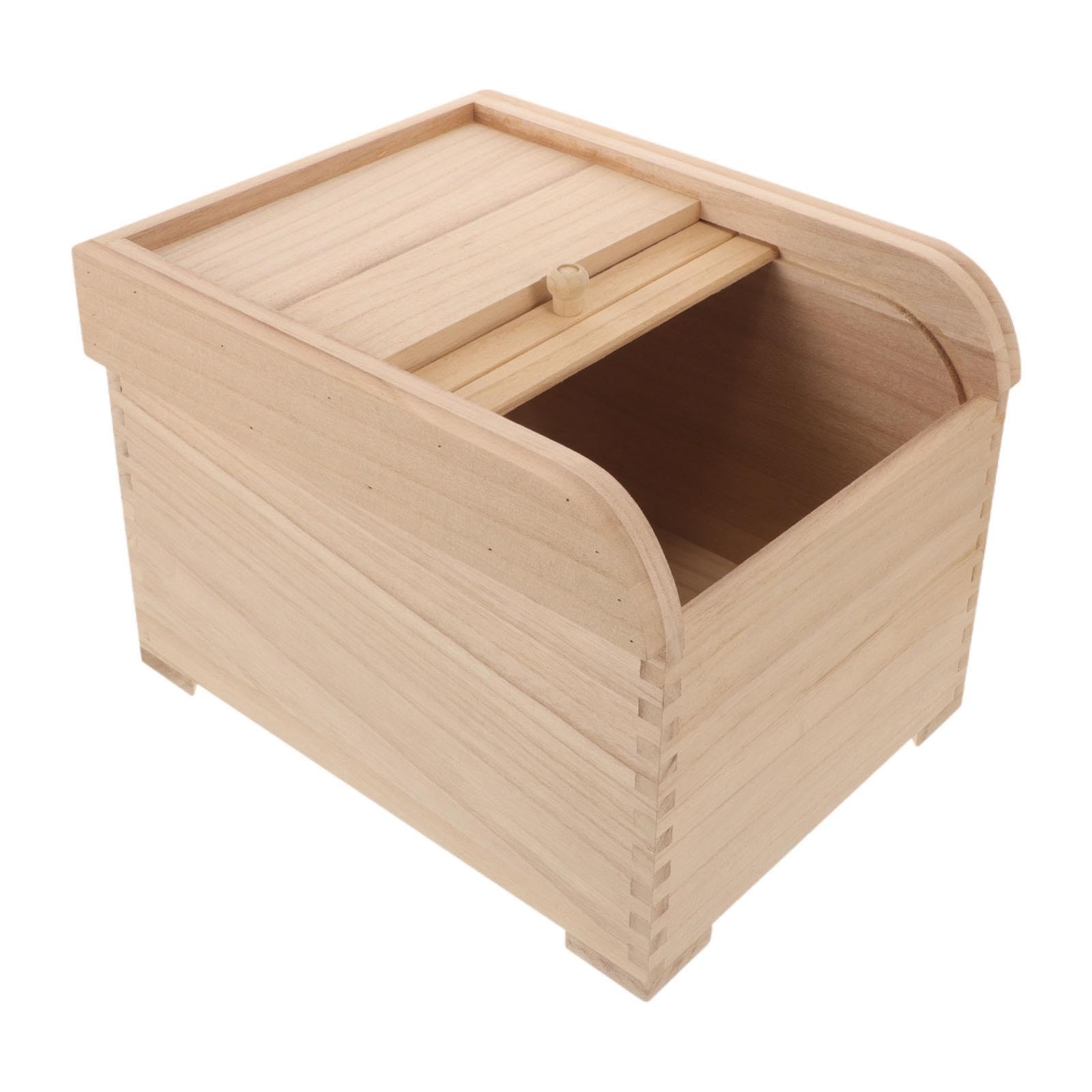Trendivibe Rice Storage Container Dry Storage Rice Container Box For Grains Rice Cereal Beige