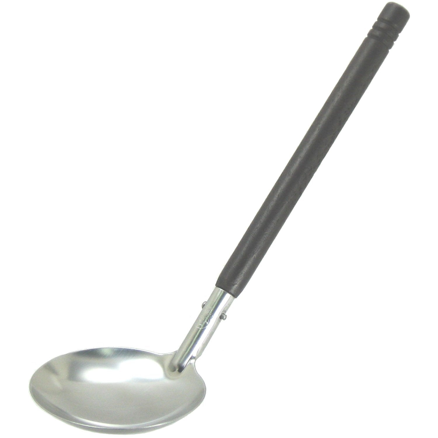 Nagao Wooden Handle Tabletop Ladle, 188 Stainless Steel, Made in Japan
