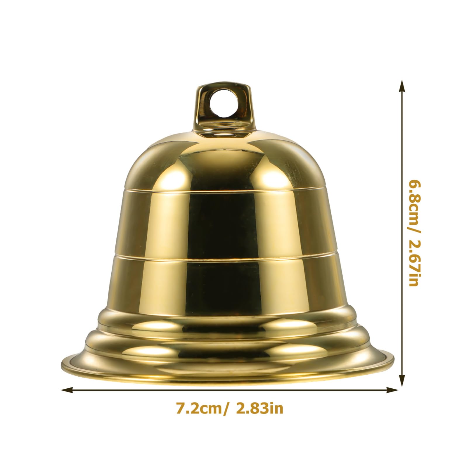 ULTECHNOVO Cast Copper Dinner Bells, Outdoor Hanging Bell for Outdoor and Indoor Decoration Wall Mounted Outside Bell Ornament f