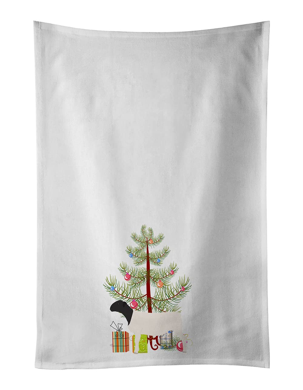 Dorper Sheep Christmas White Kitchen Towel Set of 2