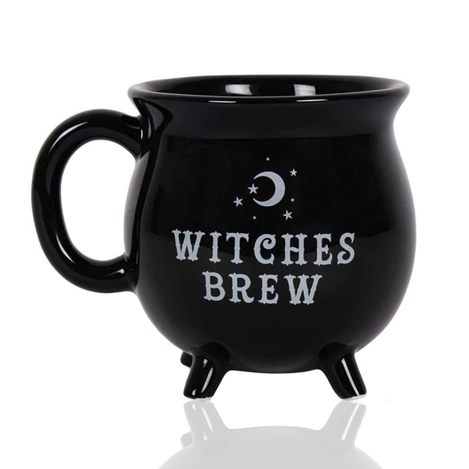 RAISLY Witch Brew Cauldron Coffee Mug 300ml/10oz Ceramic Beverage Mugs, Adorable Sorceresss Potion Themed Water Cups, AllSeason