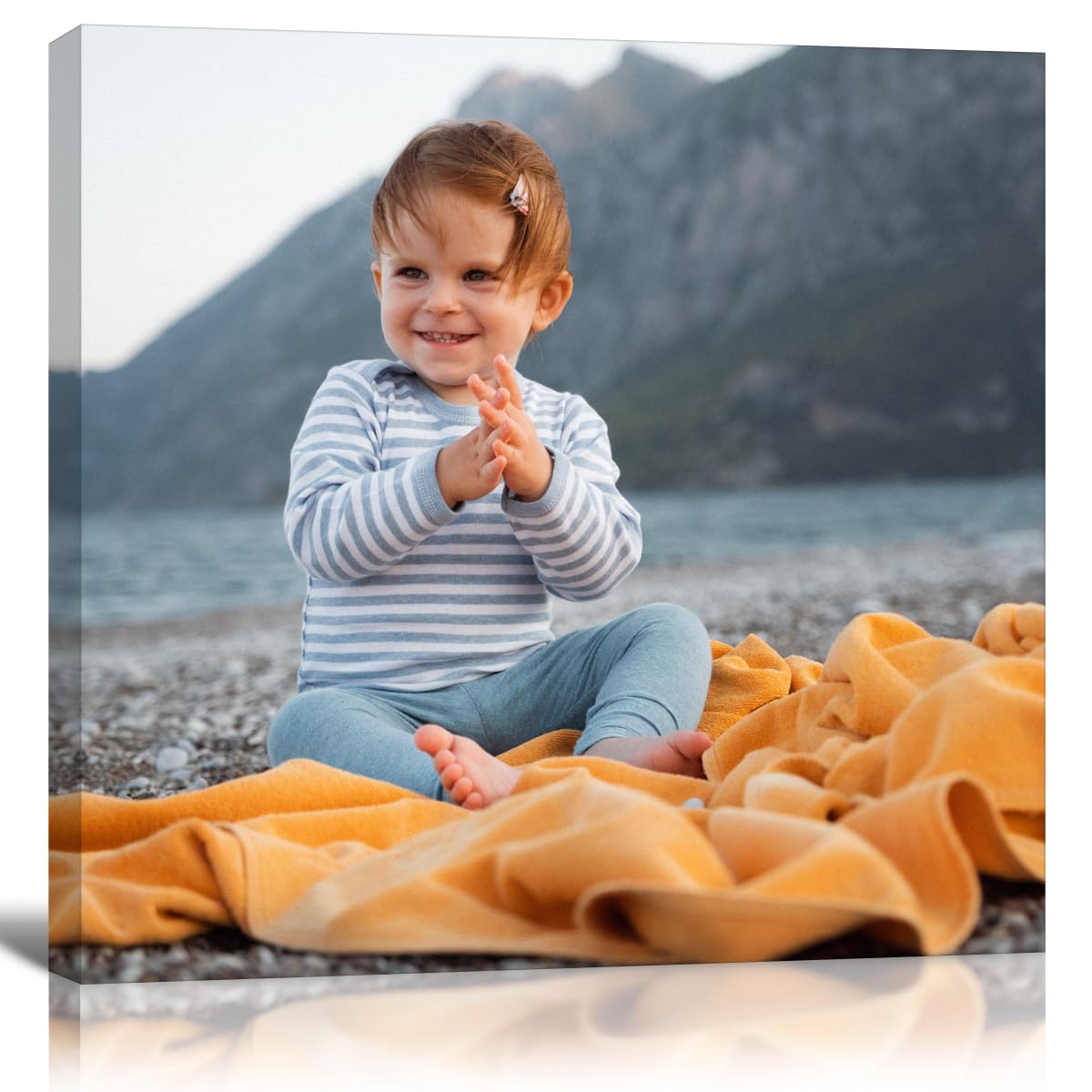 GMissT Canvas Prints With Your Photos - Personalized Pictures On Canvas Custom Poster for Home Decor - Floating Frames & Gift Wr