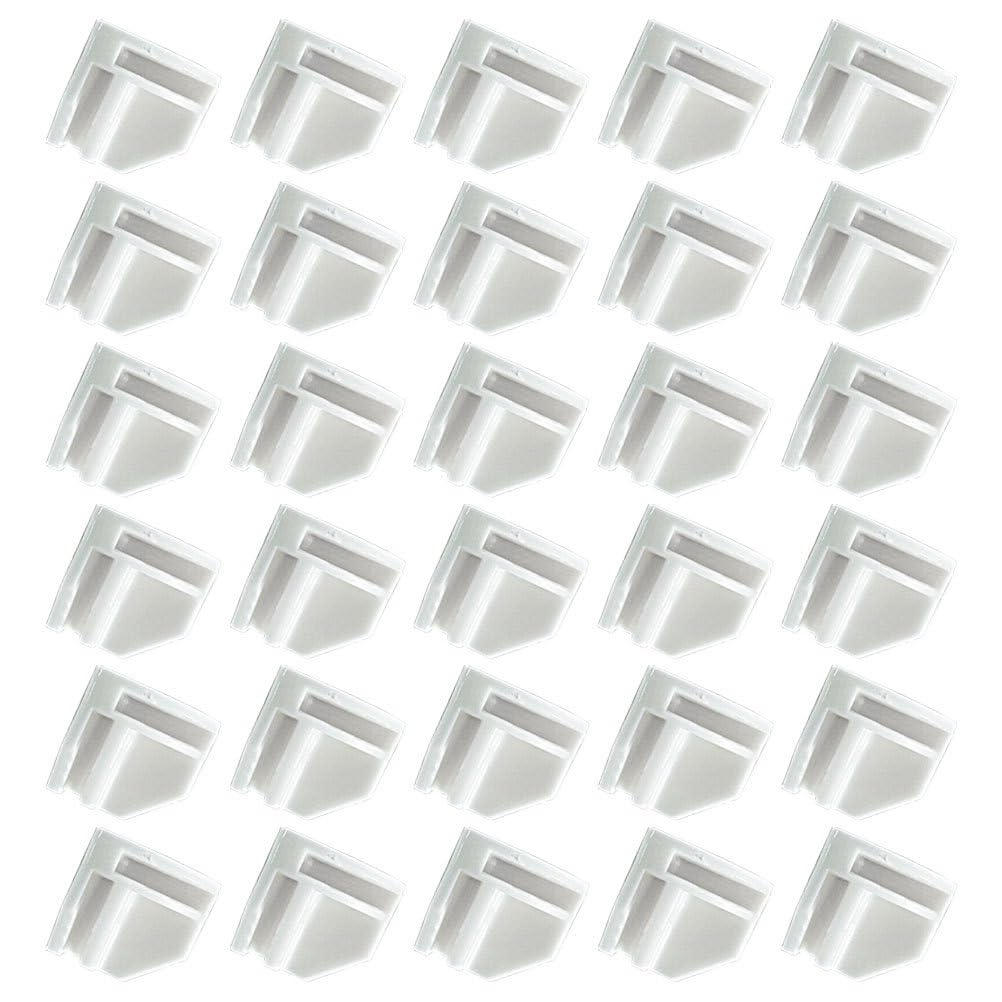 ARTIBETTER Right Angle Snap Buckles 50 Pack Plastic Cube Storage Connectors for Wire Cube Organizer Modular Closet Shelf Fixing 