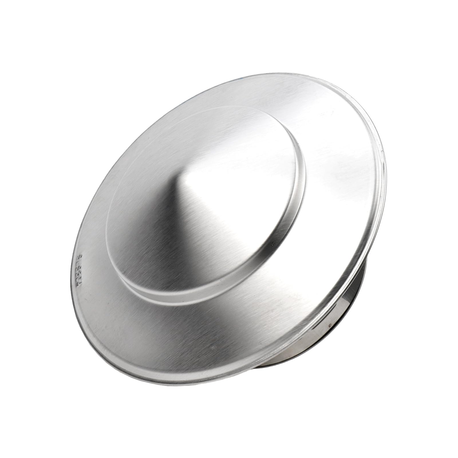 Antrader Cone Top Chimney Cap 2.95 Inch, Round Chimney Cap Chimney Cover Cap Chimney Cover Outside Roof Silver Fireplace Screen