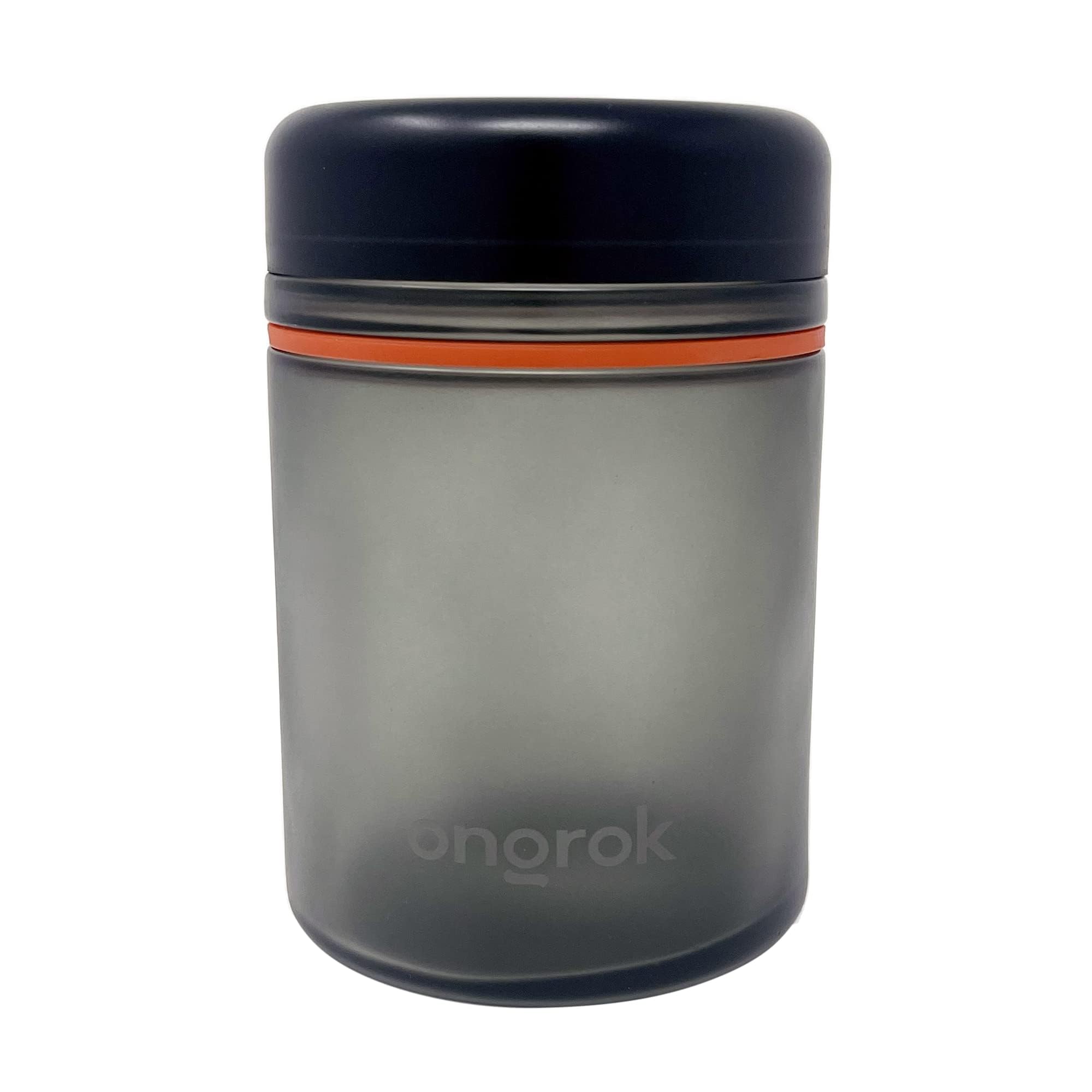 ONGROK Glass Storage Jar, 1L, Single Pack, UV Herb/Spice Jar with Child Resistant Lid, Color-Coded Glass Containers Air Proof to