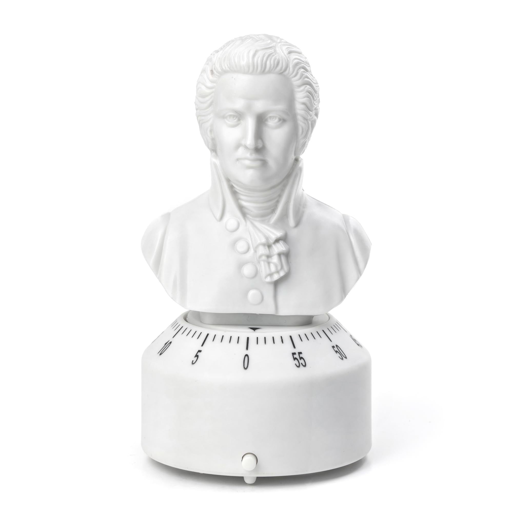 Kikkerland Mozart Timer - Musical Gadget for Home & Kitchen - 60 Minute Windup Timekeeper for Cooking for Music Lovers