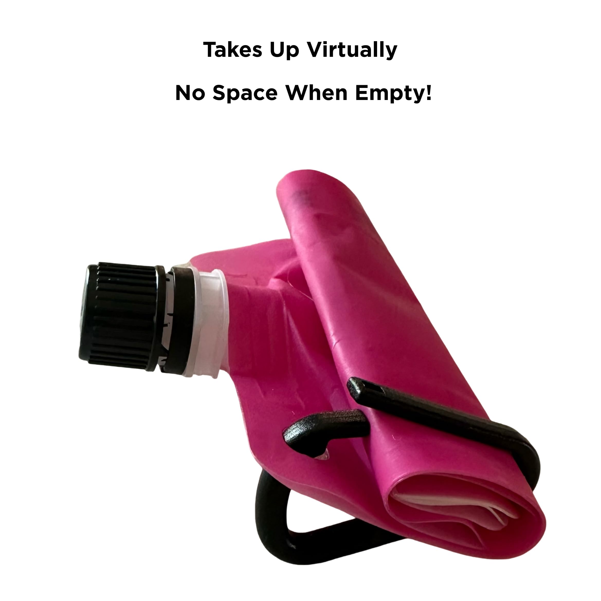 Bellflask - 15 Oz. Plastic Flask, Patented, Flexible, Metal-Free, Reusuable, Bpa-Free With Carabiner Clip And Filling Funnel