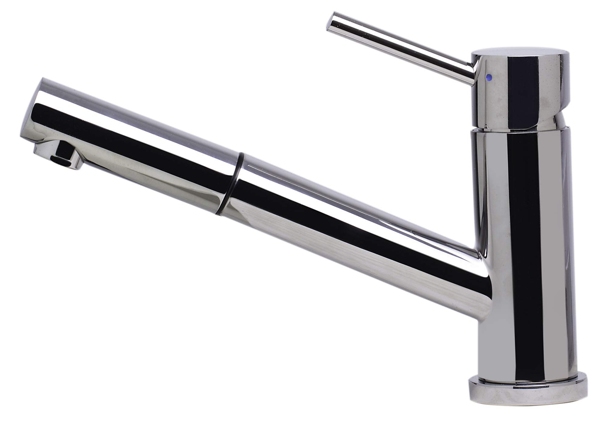 Alfi Brand Ab2025-Pss Kitchen Faucet, Pull Out Single Hole Kitchen Faucet - Solid Polished Stainless Steel