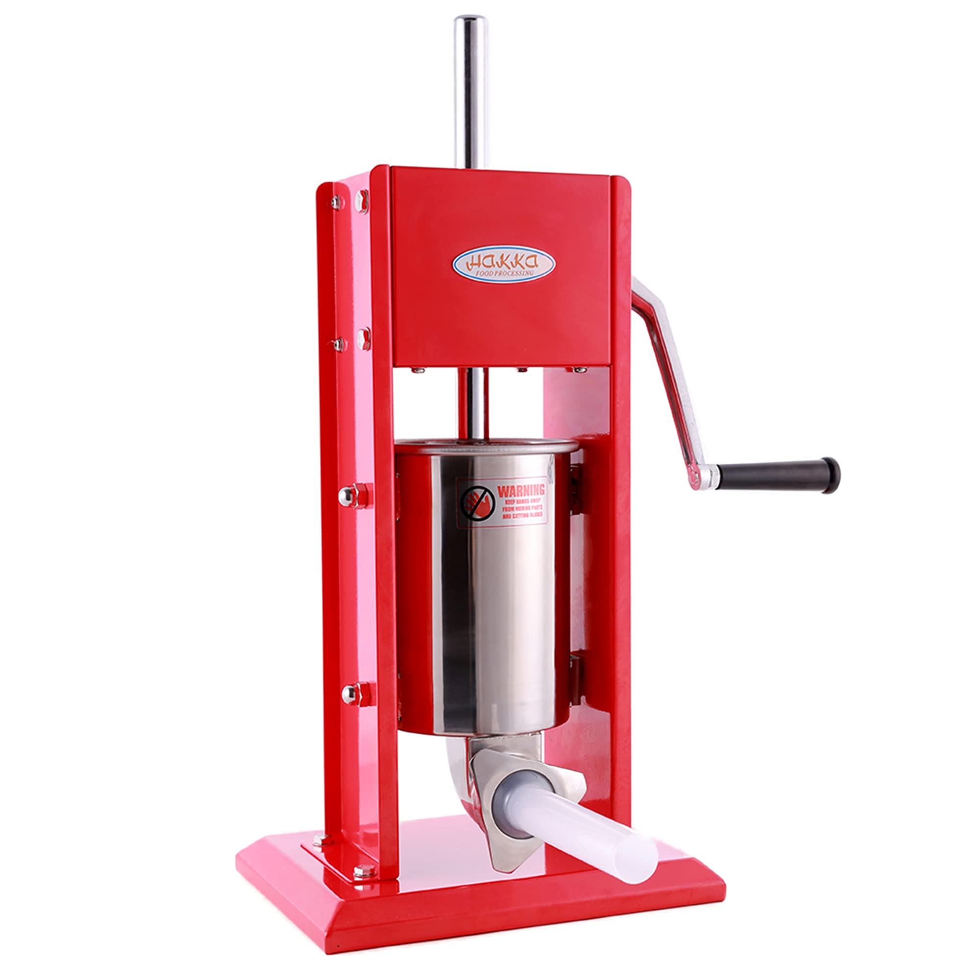 Hakka Sausage Stuffer Stainless Steel Vertical Sausage Maker (7LB/3L(CV-3))