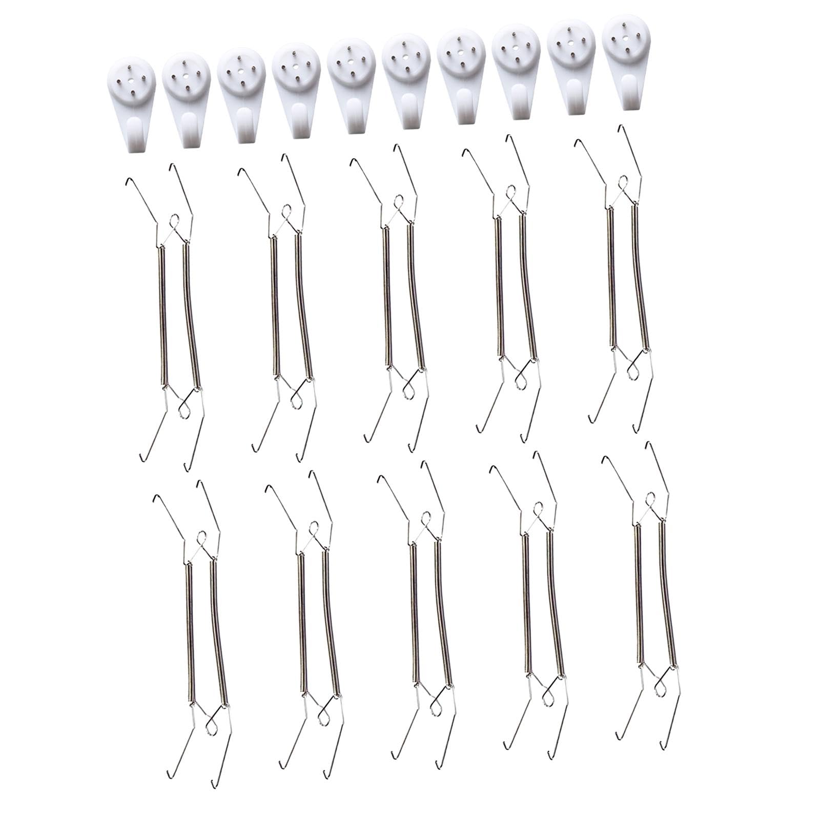 Calandis 20X Invisible Plate Hangers In Various Sizes Heavy Duty Plate Display Hanger 12Inch | Plate Racks & Hangers | Home Daco