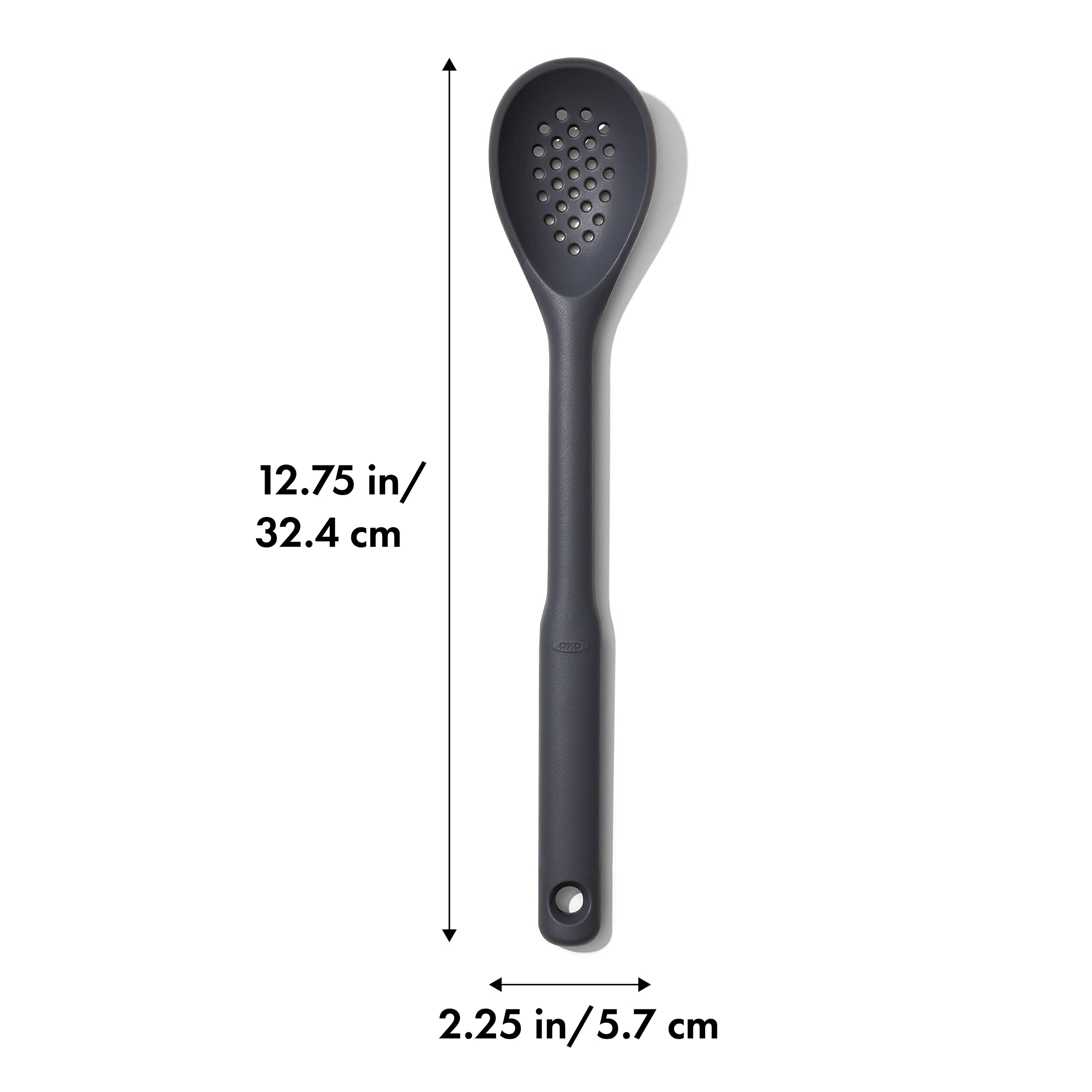 Oxo Good Grips Silicone Slotted Spoon, Us:One Size, Peppercorn