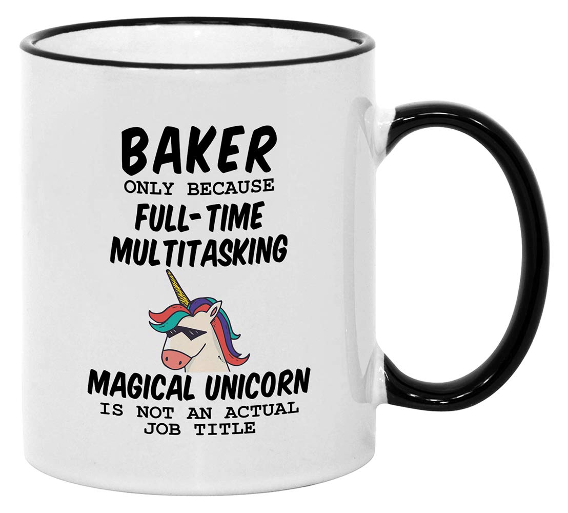 Casitika Baking Gifts for Women. 11 oz Baker Coffee Mug. Gifts for Bakers on Birthday or Special Occasions. Because Unicorn Is N