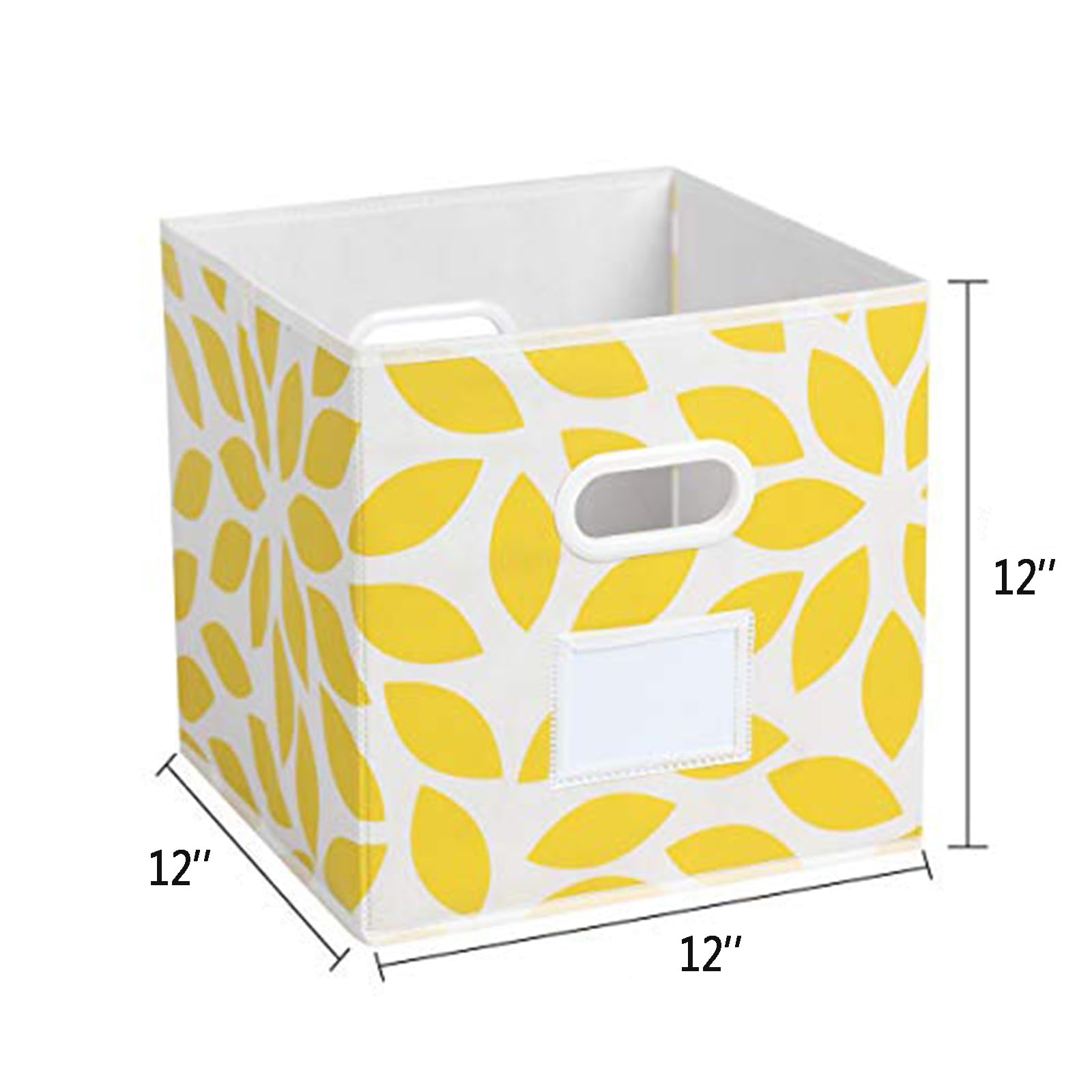 Max Houser Fabric Storage Bins Cubes Baskets Containers With Dual Plastic Handles For Home Closet Bedroom Drawers Organizers, Fo
