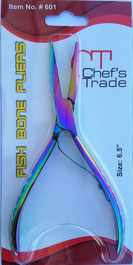 Fish Bone Pliers/Tweezers Stainless Steel Washable (Plasma)