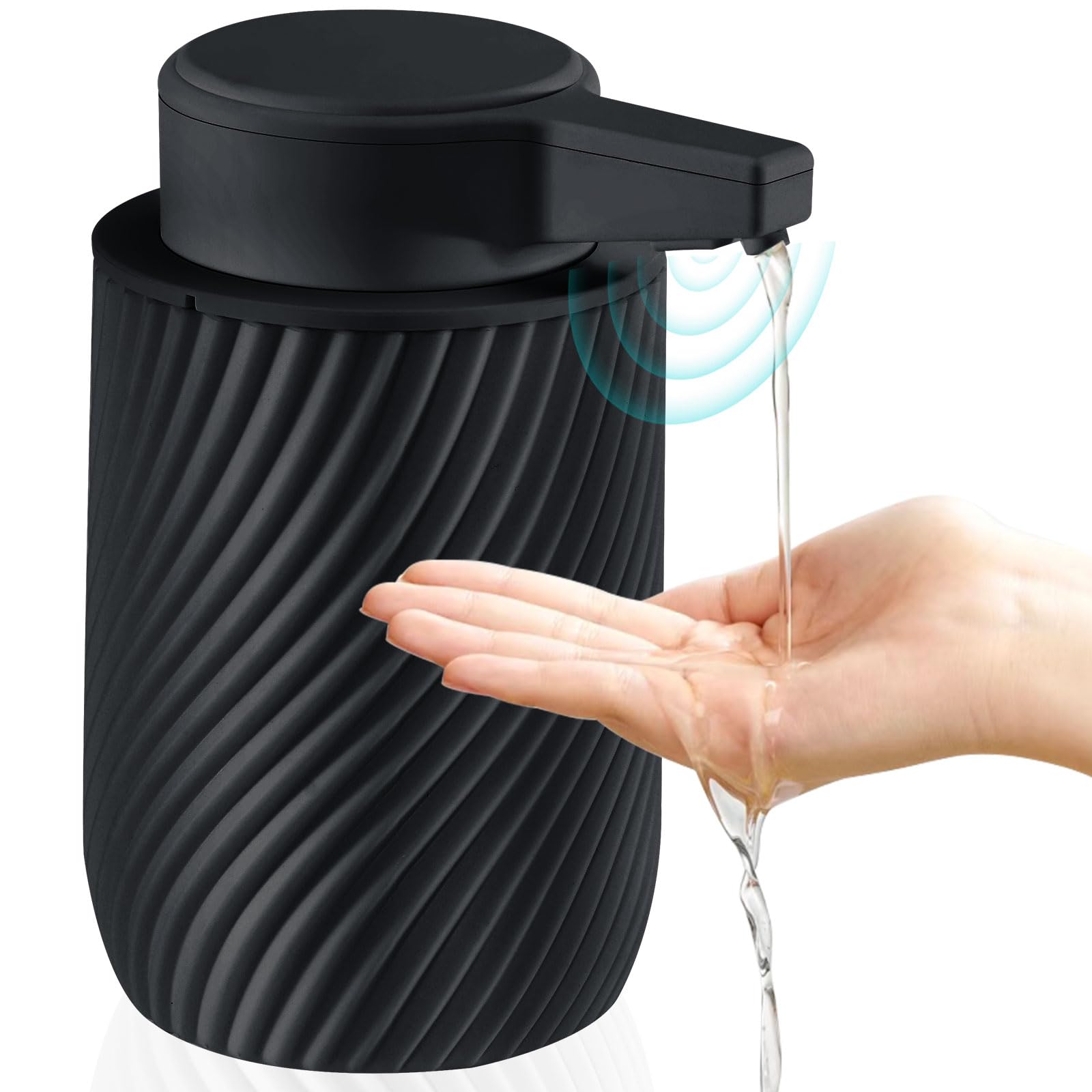 Automatic Soap Dispenser, Touchless Dish Soap Dispenser 10Oz/300Ml With 3 Adjustable Soap Levels, Rechargeable Liquid Hand Soap