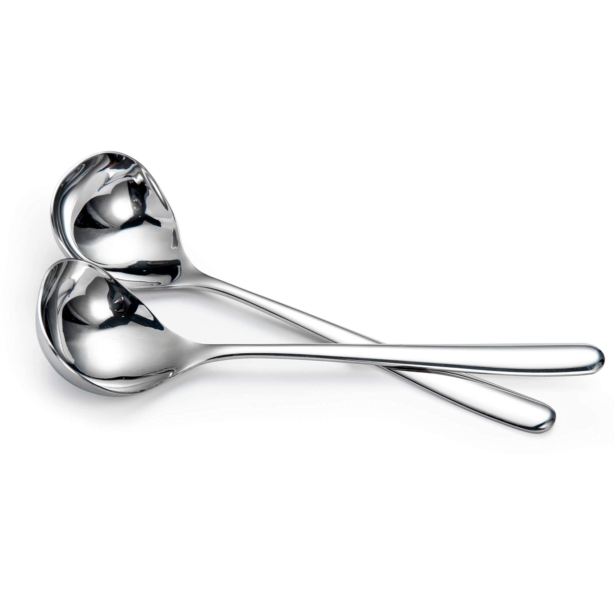 Imeea Small Ladle Sauce Ladle Sus304 Stainless Steel Small Serving Ladle 8-Inch, Set Of 4