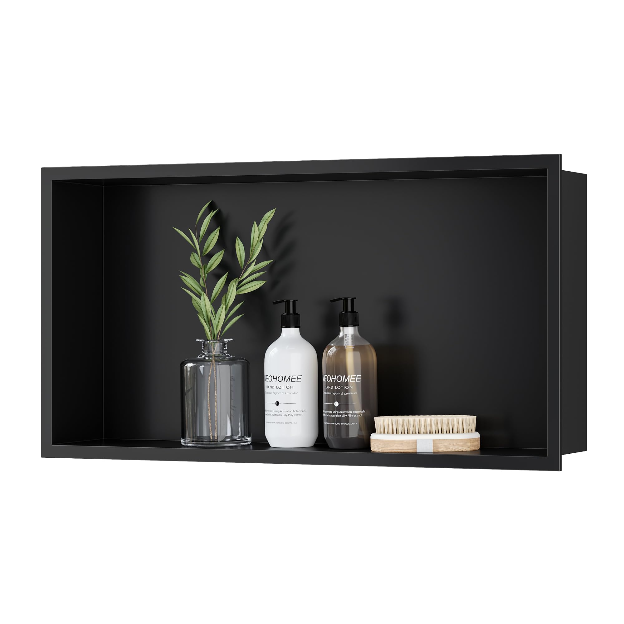 Neodrain Shower Niche, Shower Niche Bathroom Shelf, (Outside Size 25.1''X13.1'') (Inner Size 24'' X 12'' X 4''), No Tile Needed