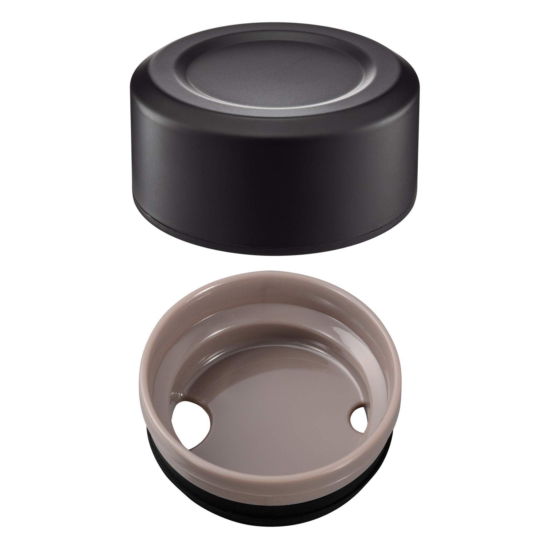 Kyocera Travel Mug With Twist Top, 17Oz, Jet Black