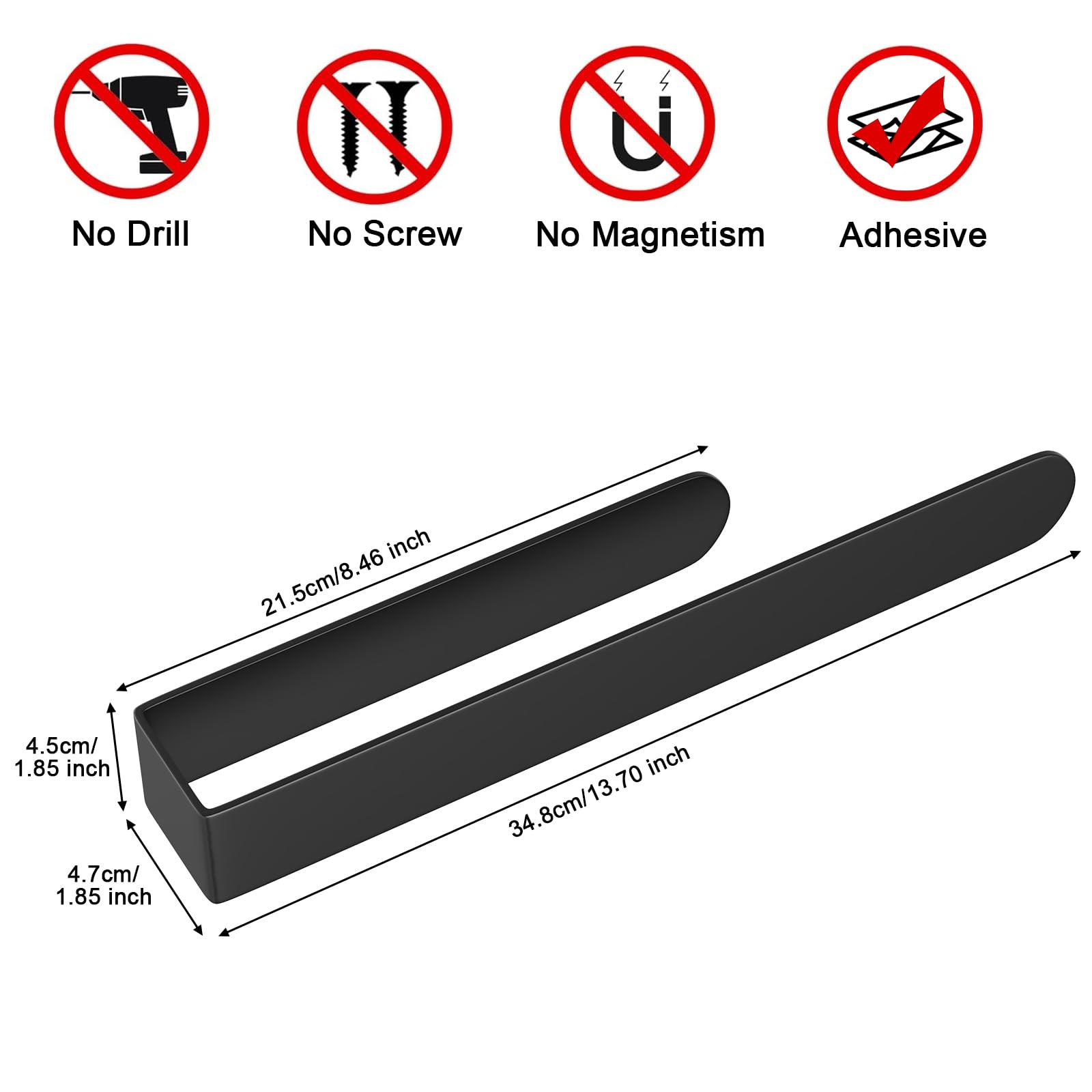 Hufeeoh Hand Towel Holder, Towel Hanger For Bathroom, Self Adhesive Bathroom Towel Holder Towel Bar, Towel Holder For Kitchen Ca