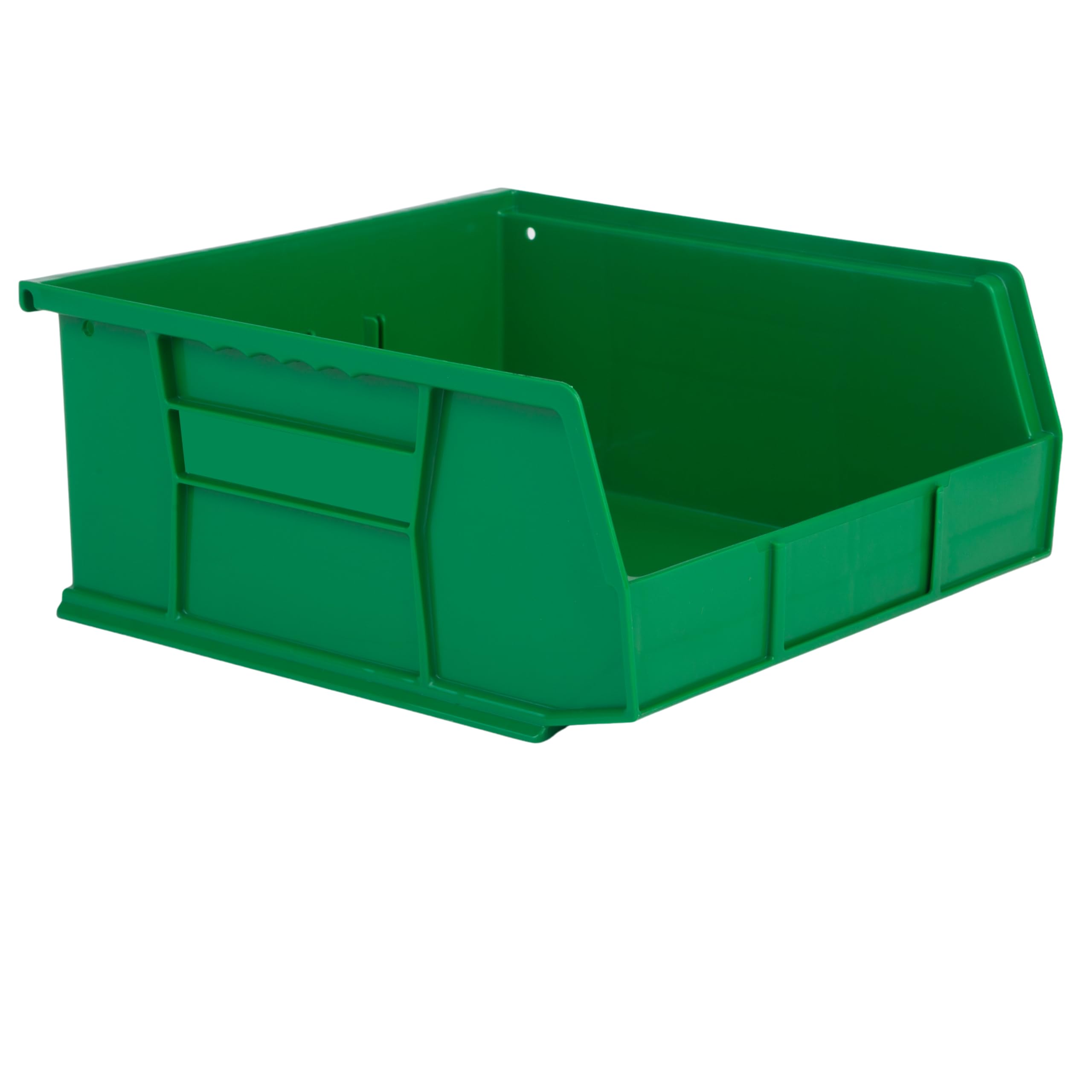 Hudson Exchange 11'' X 11'' X 5'' Plastic Stackable Storage Bin And Hanging Container (Green)