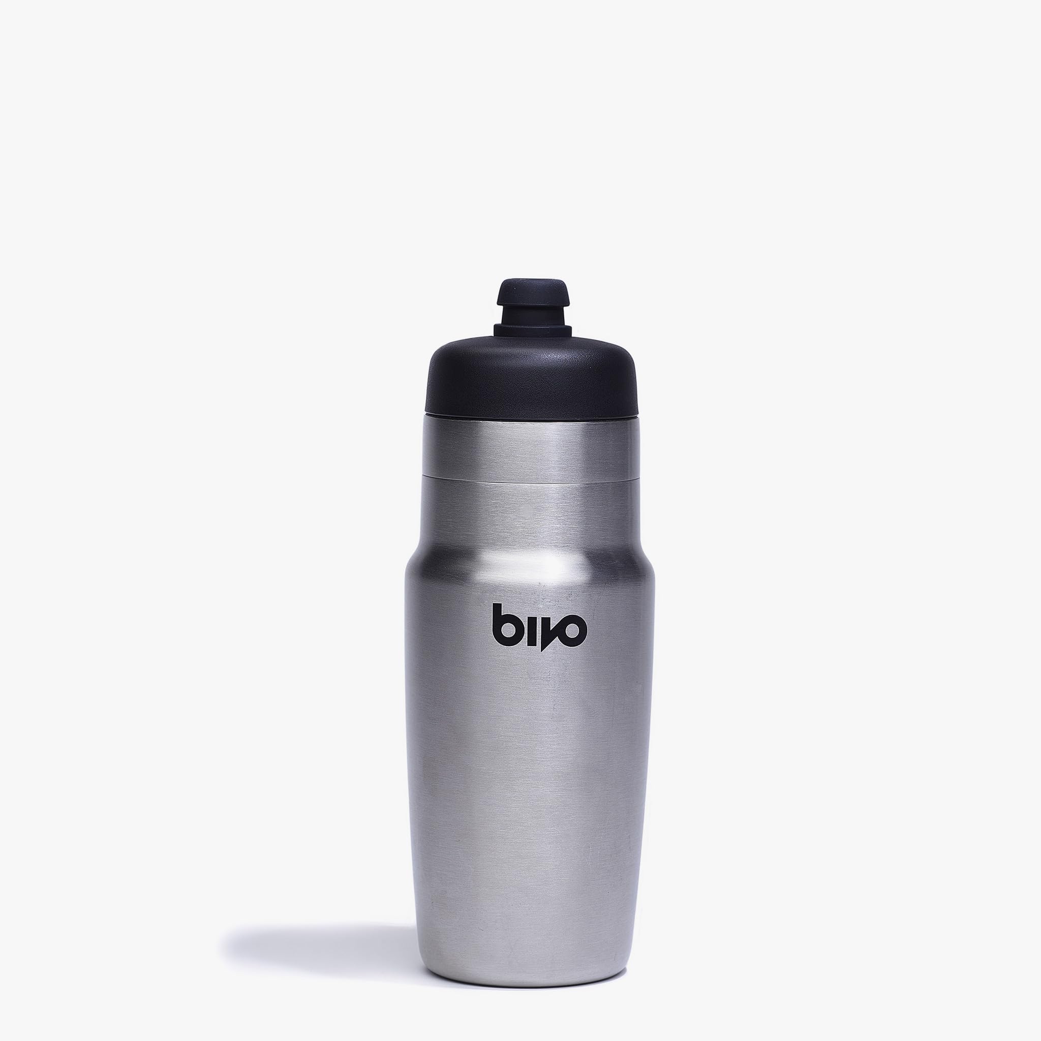 Bivo One 21oz Non Insulated Stainless Steel Bike Water Bottle - Lightweight for Cycling, Travel, Kids - No Plastic Taste, Fits M