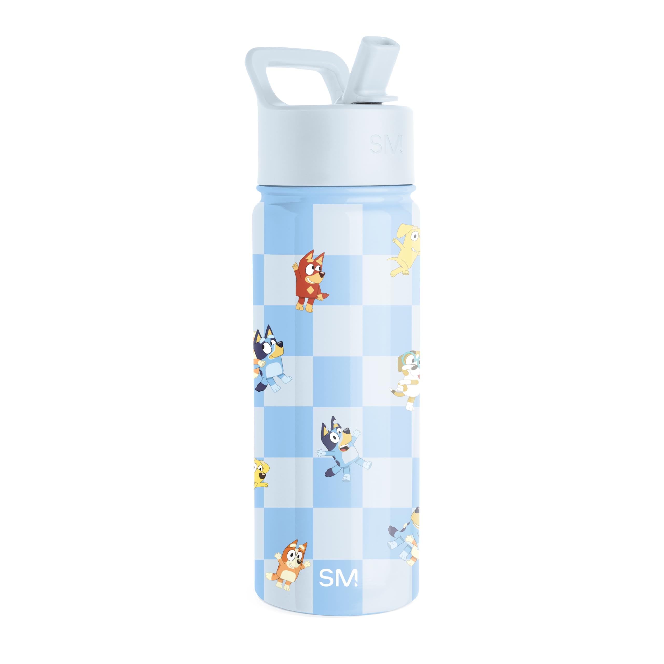 Simple Modern Bluey Kids Water Bottle with Straw Lid | Reusable Insulated Stainless Steel Cup for Toddlers, School| Summit Colle