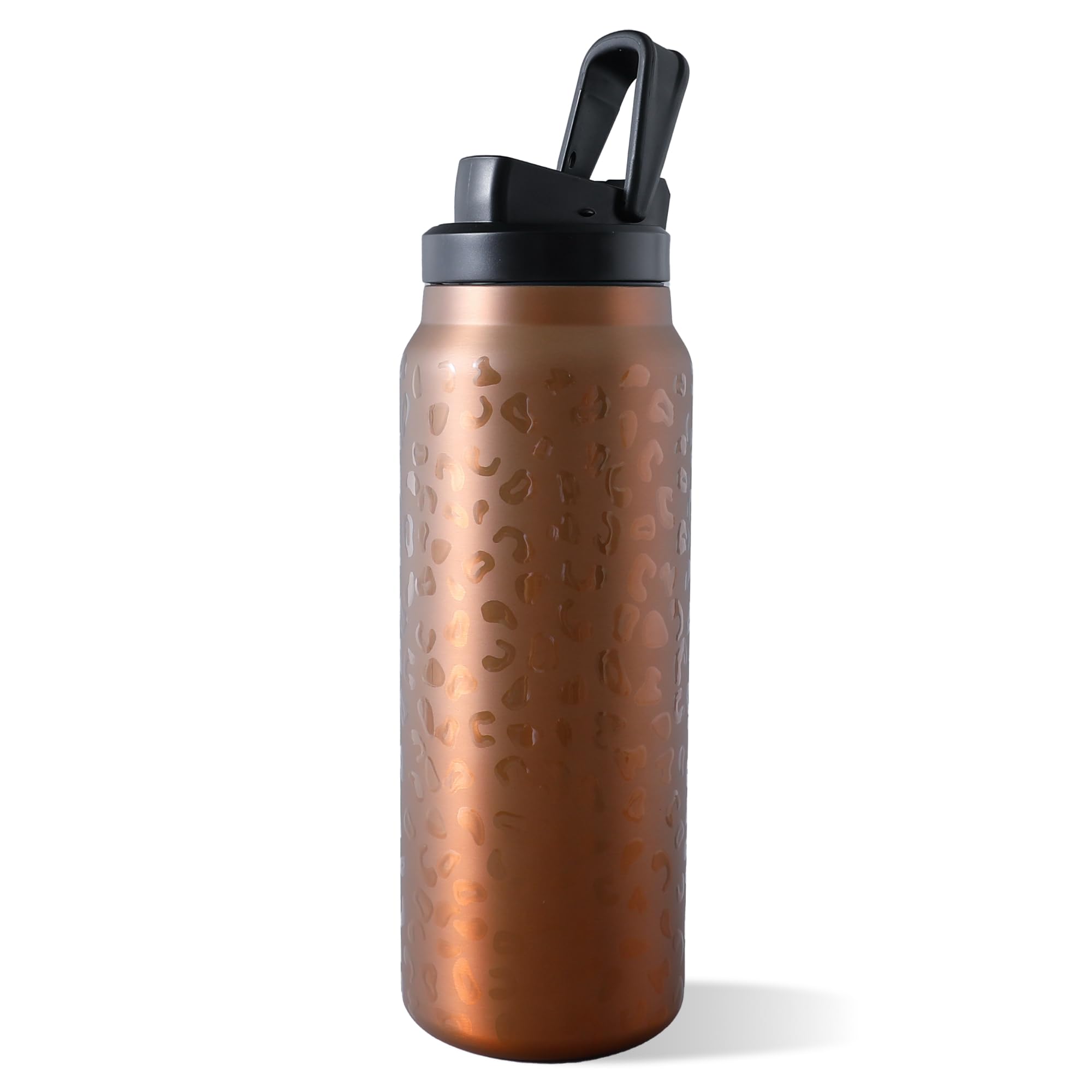 The Better Home Pulse 900Ml | Stainless Steel Vacuum Insulated Printed Water Bottle | Insulation Upto 6-12 Hours | Bpa Free | Gy