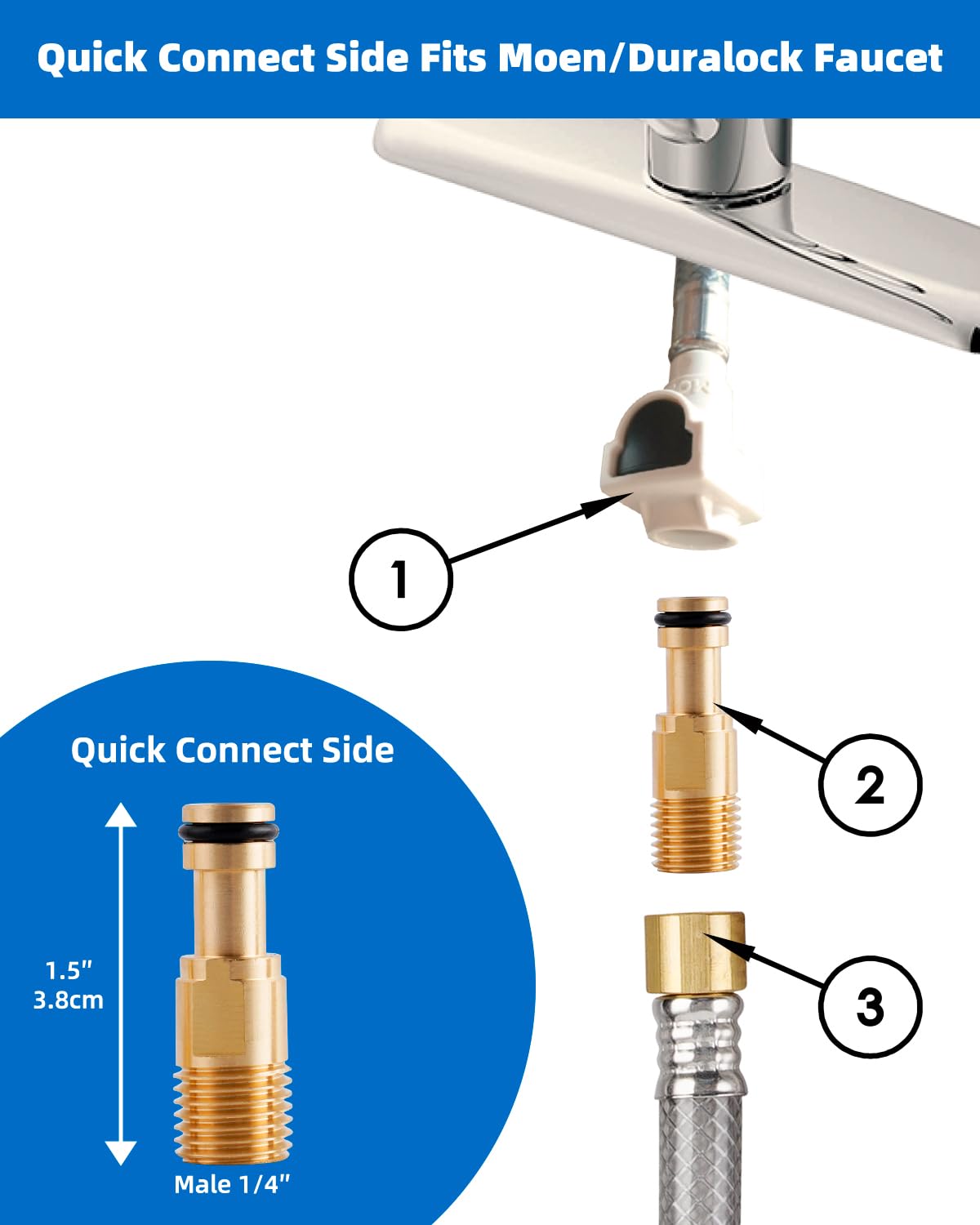 Kitchen Sink Faucet Sprayer Head Attachment Compatible With Moen Faucet Sprayer Replacement, Kitchen Sink Side Sprayer With Grey
