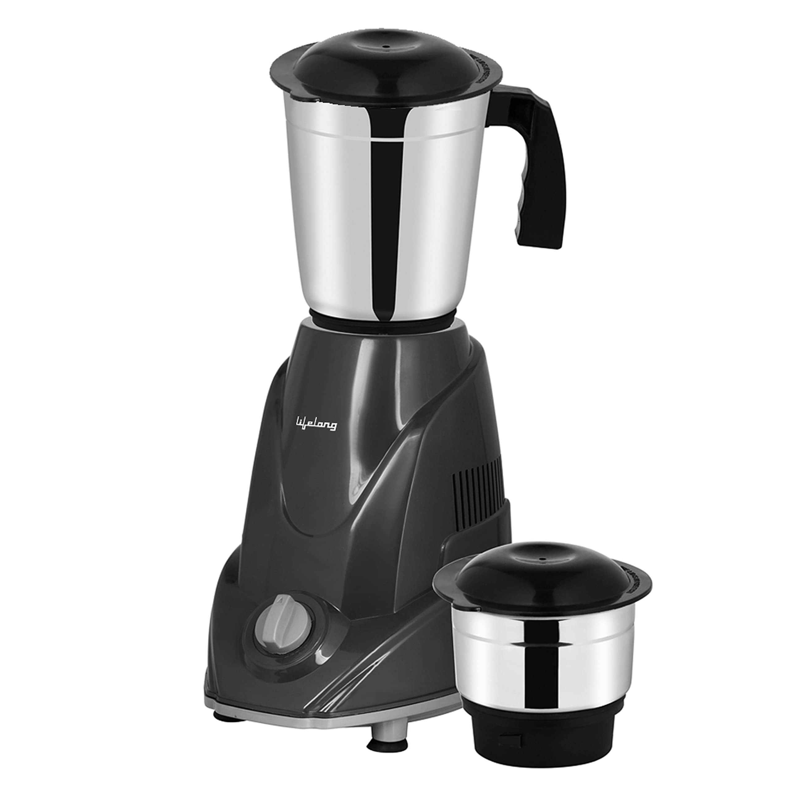 Lifelong Mixer Grinder For Kitchen | 2 Jars 500 Watt Mixie | Dry & Liquid Jars | Blender For Juices, Chutneys & Masalas With Sta