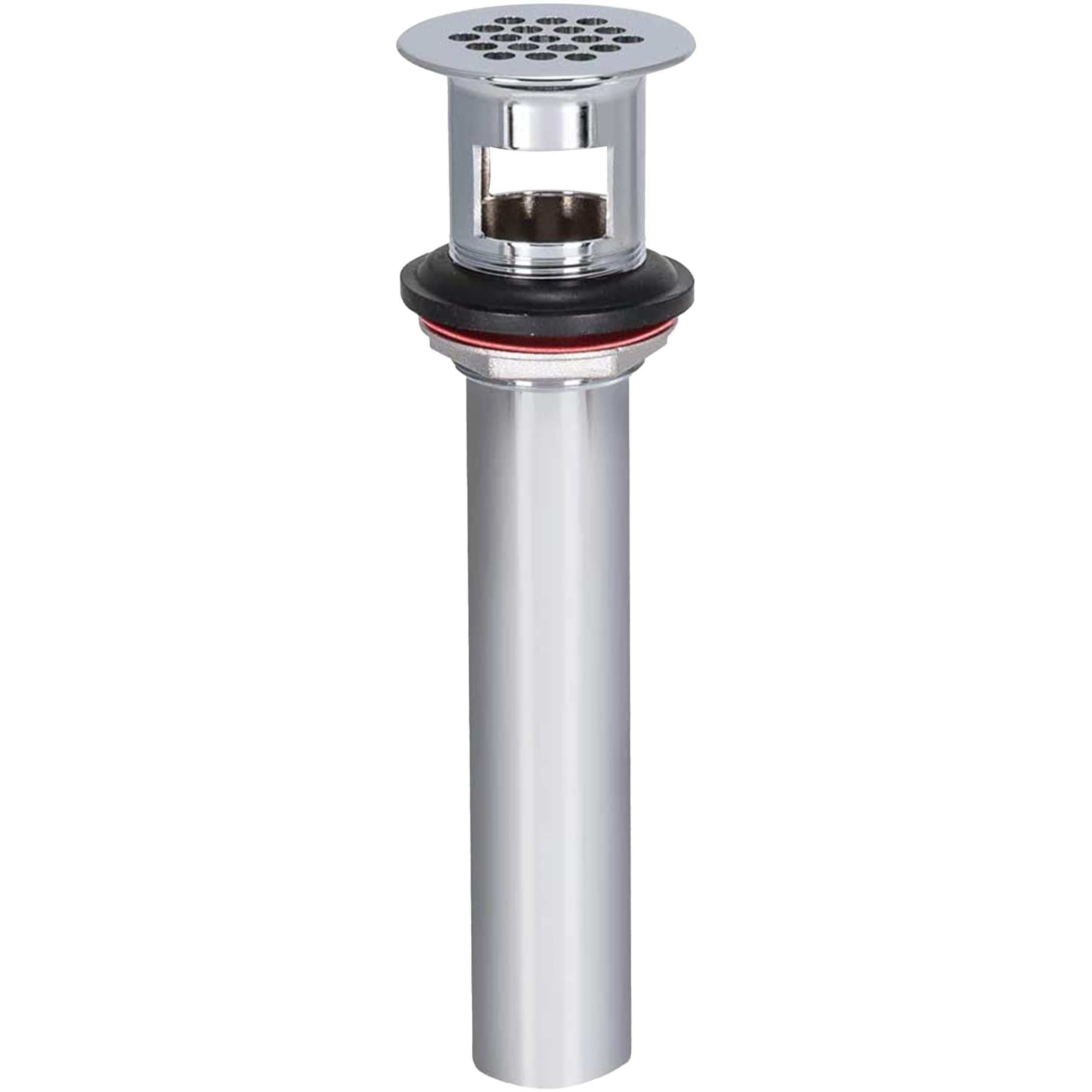 Ez-Flo 1-1/2 Inch Ips Replacement Bathroom Sink Grid Strainer, Chrome, 35072