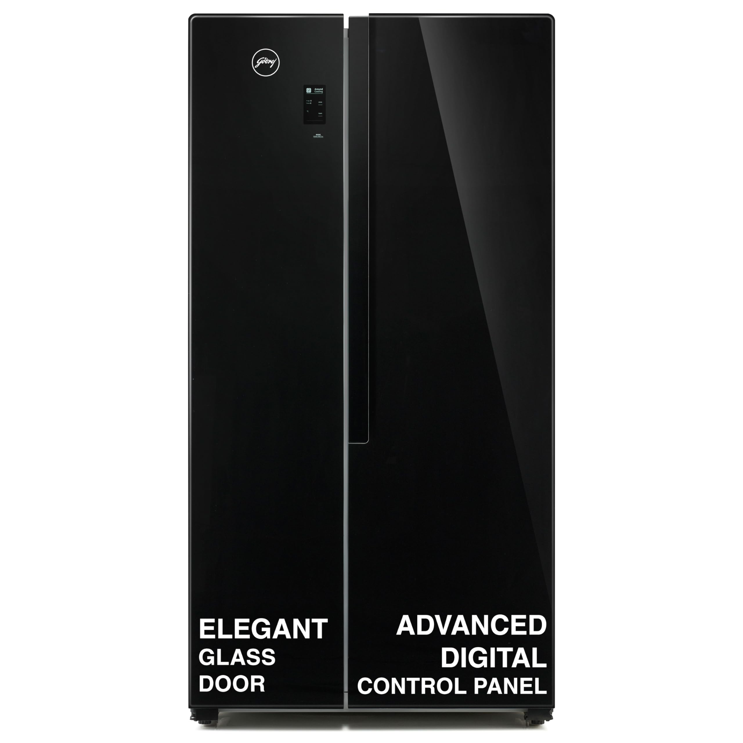 Godrej 564 L Multi Air Flow System, With Advanced Controls Frost Free SideBySide Refrigerator(Rs Eonvelvet 579 Rfd Gl Bk, Glas