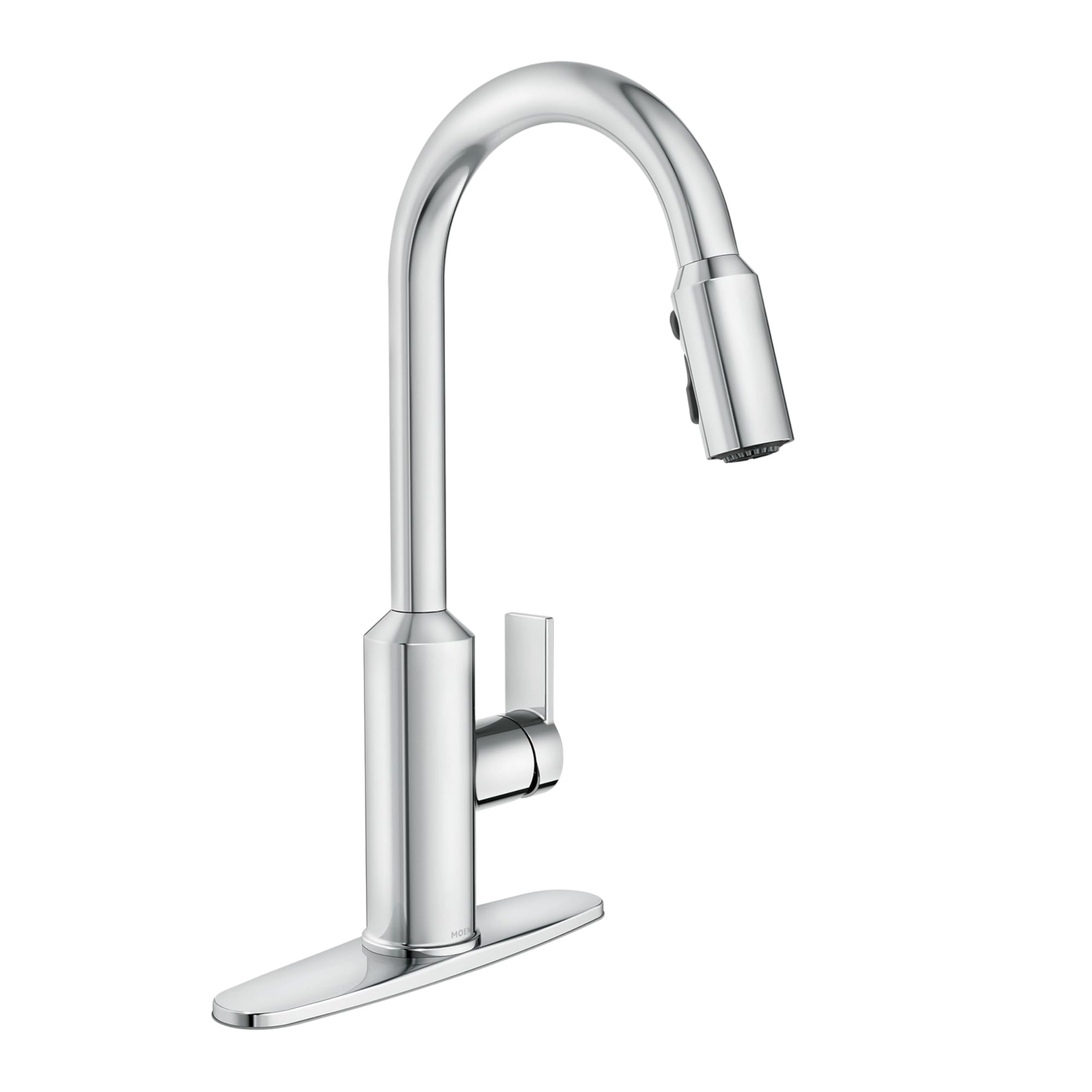 Moen Meena One Handle Kitchen Faucet with Pull Down Sprayer, High Arc Kitchen Sink Faucet Featuring Reflex System and Duralock Q