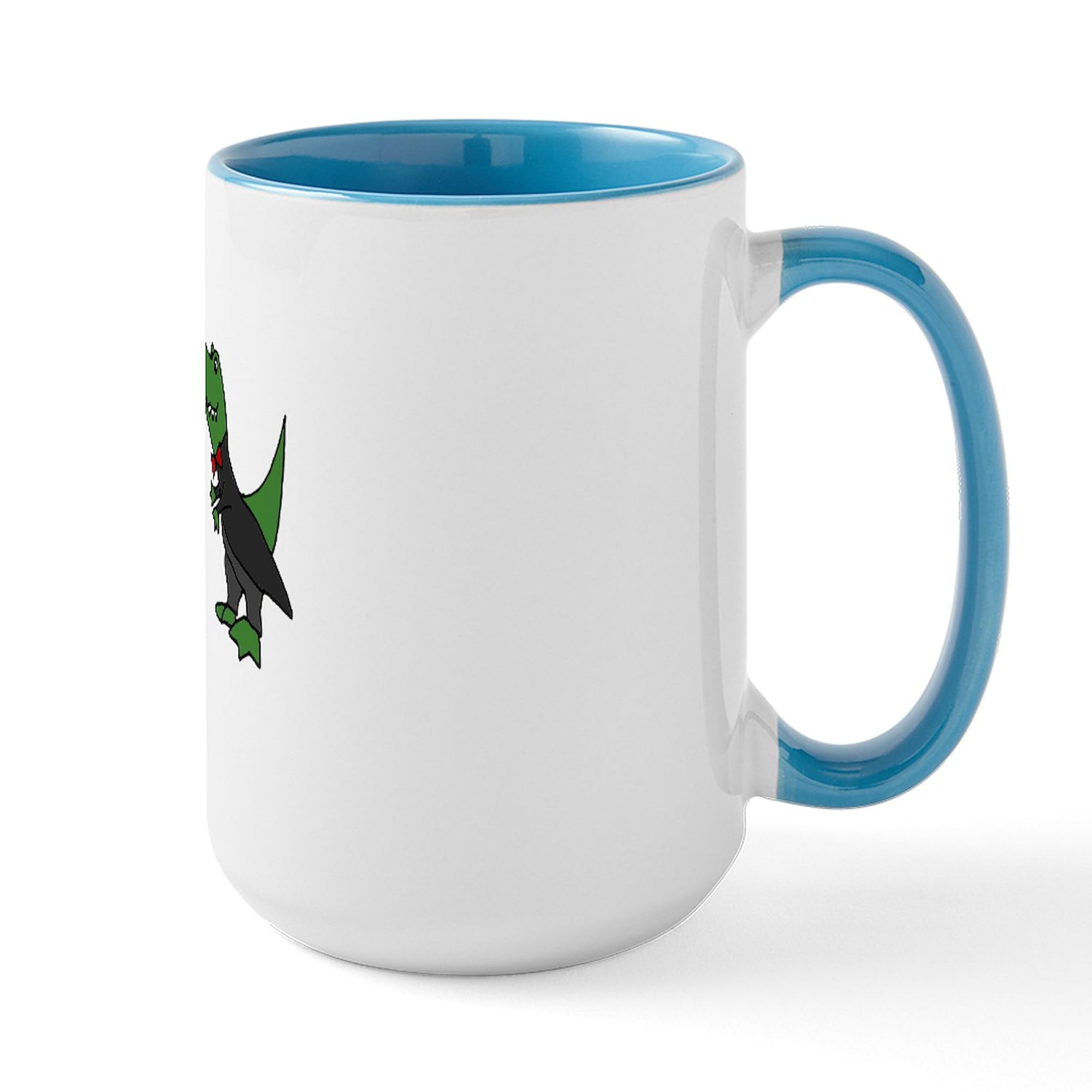 CafePress Wedding Dinosaurs Large Mug 15 oz (444 ml) Ceramic Coffee Mug