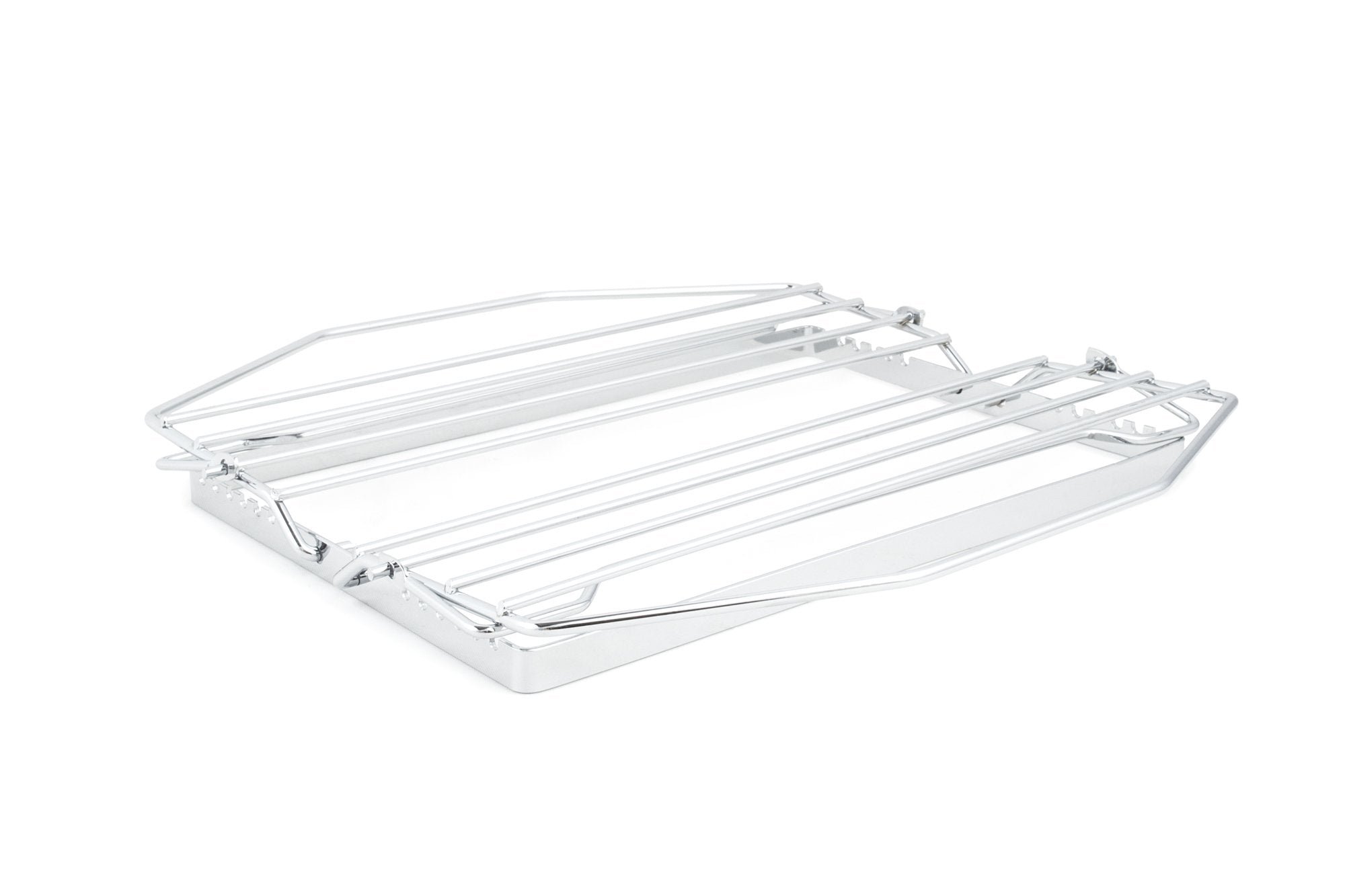 Fox Run Non-Stick Roasting And Cooling Rack, Adjustable, 11'' X 10'' X 5'', Metallic