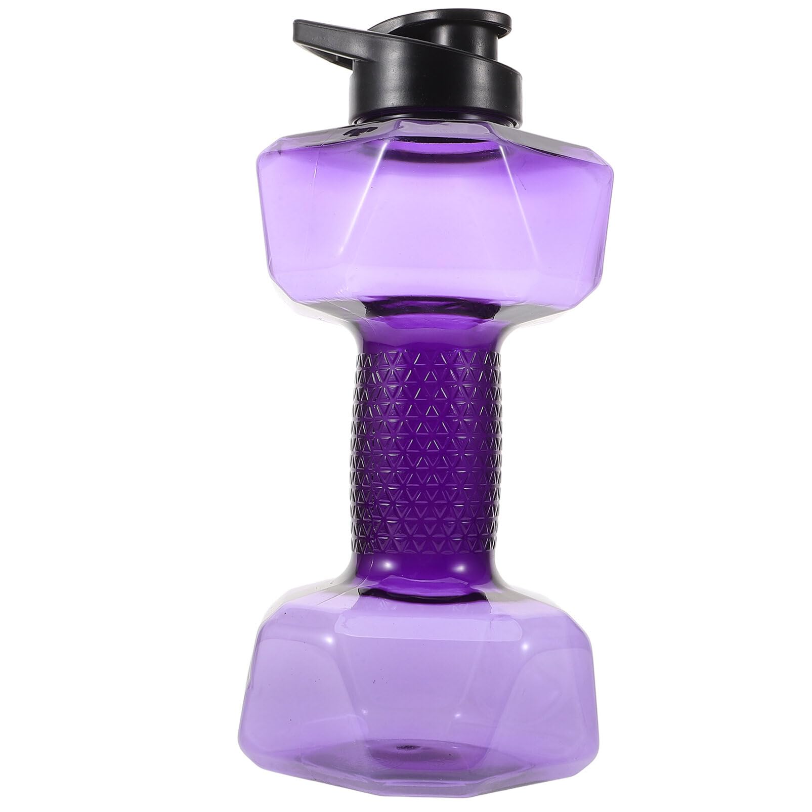 Toddmomy Dumbbell Shape Drinking Water Bottle Large Capacity Sports Water Bottle for Gym Running School Work Daily Hydration Por