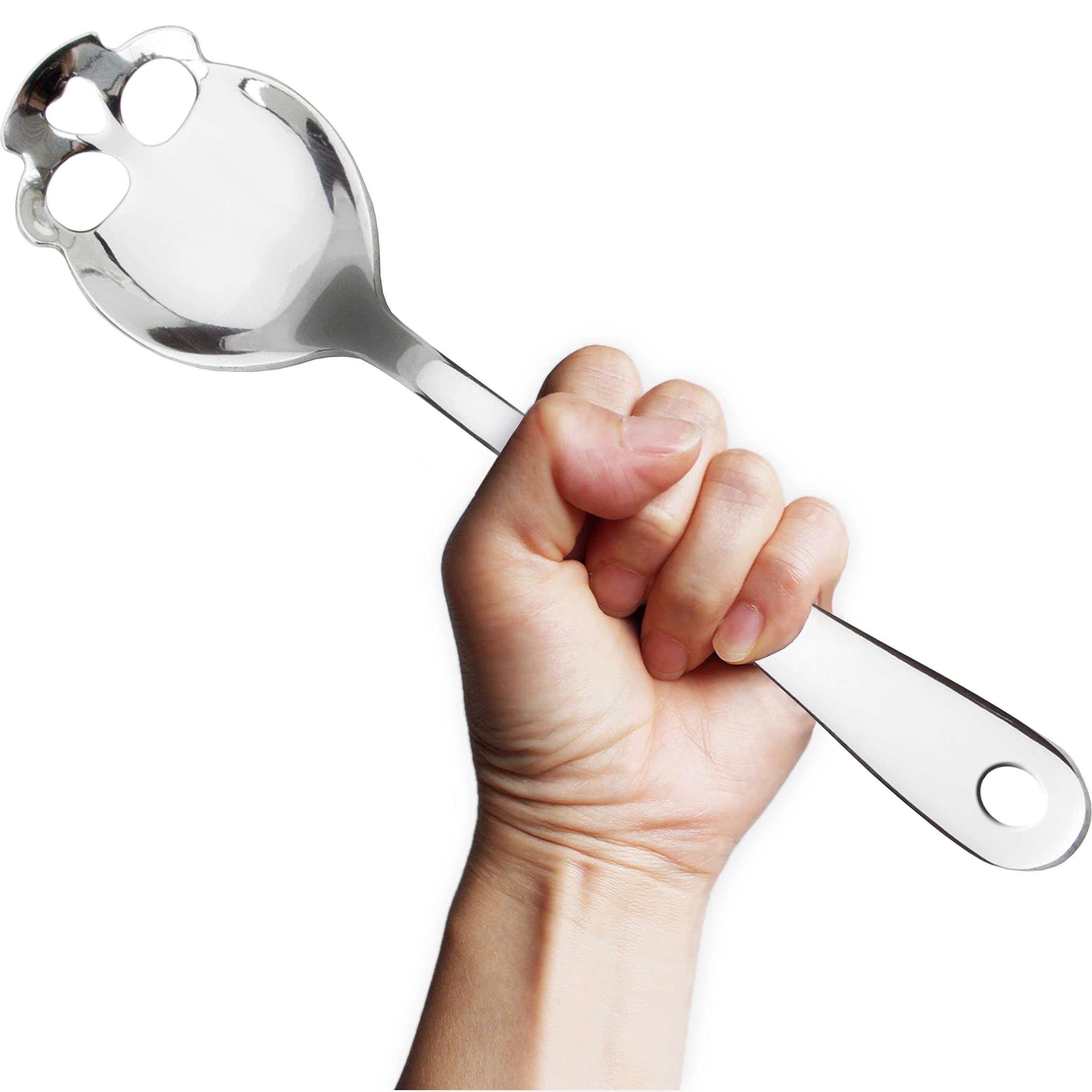 Suck Uk | Skull Serving Spoon | Stainless Steel Serving Utensils | Kitchen Spoons For Gothic Home Decor | Goth Kitchen Serving S