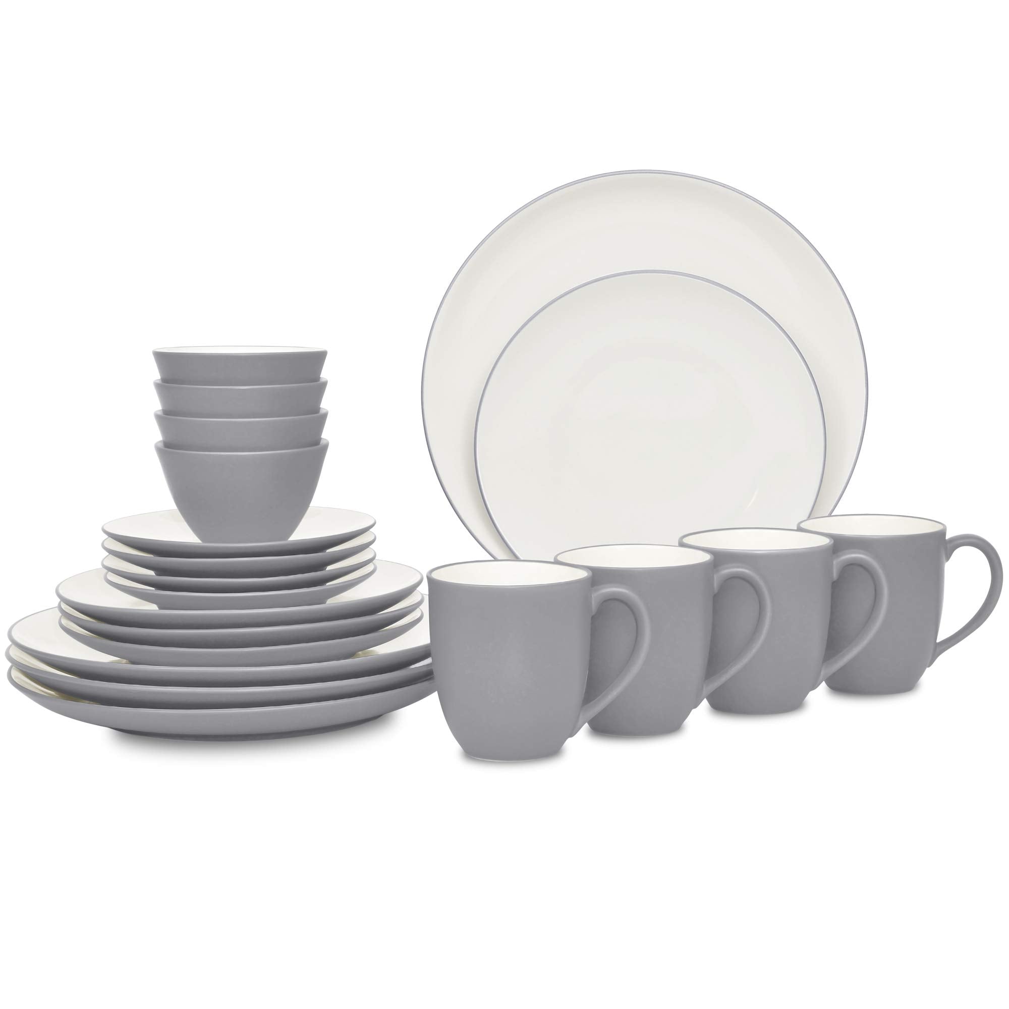 Noritake Colorwave Slate 20-Piece Dinnerware Set, Service for 4