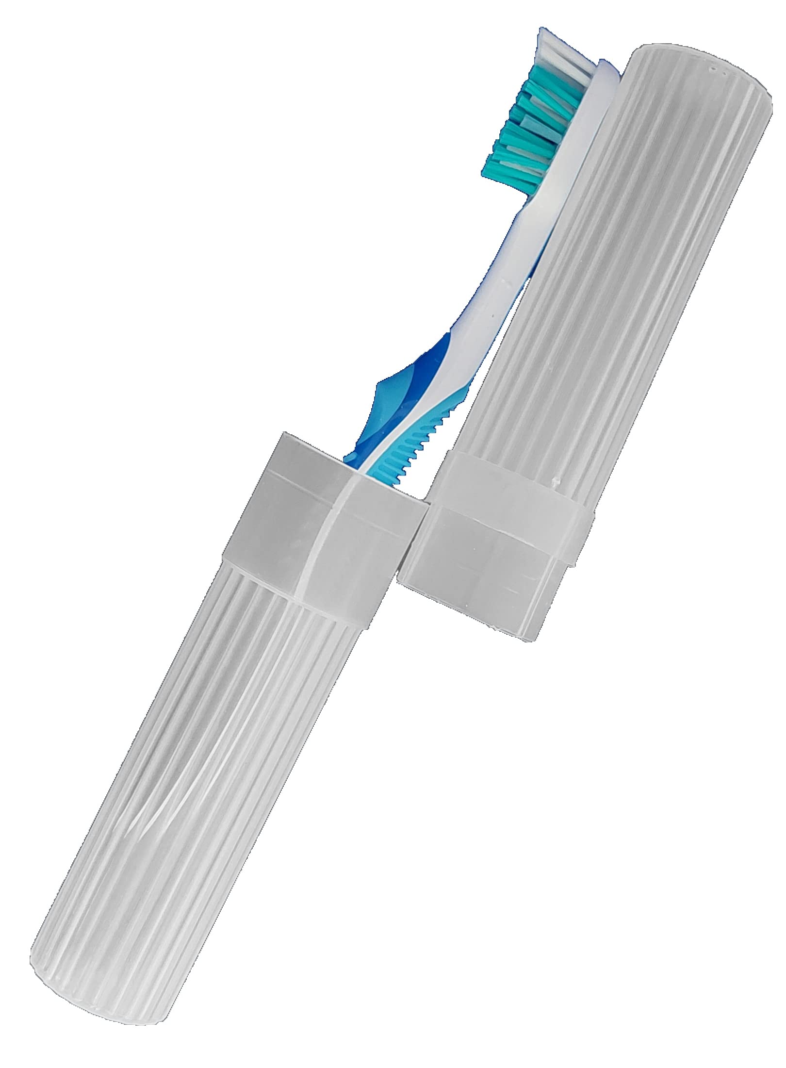 American Comb Toothbrush Holder (White) - Made In The Usa. W/Ventilation Holes.