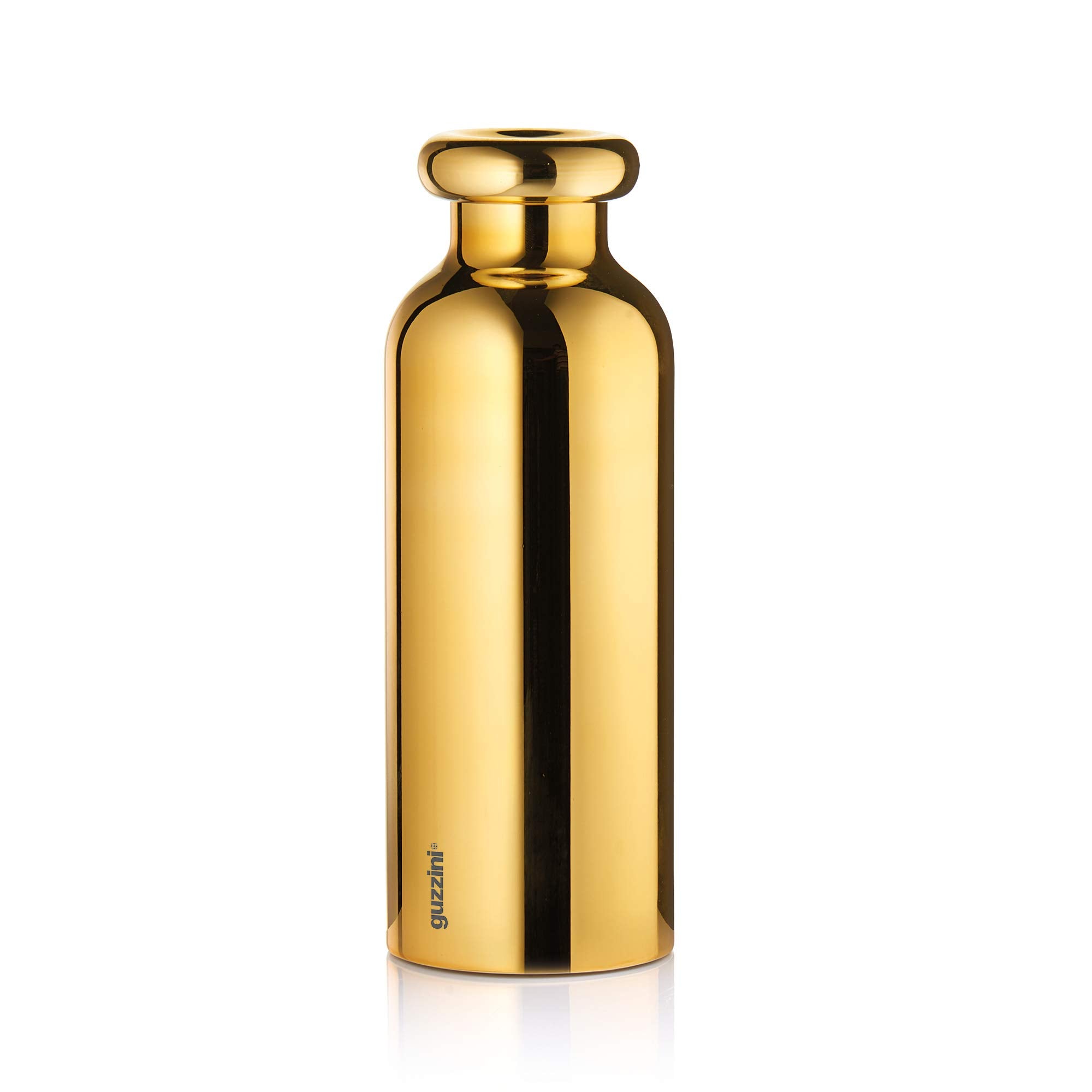 Guzzini On The Go Thermal Travel Bottle, Spalvieri & Del Ciotto,  7.3 x h21.2 cm, 500cc, Gold