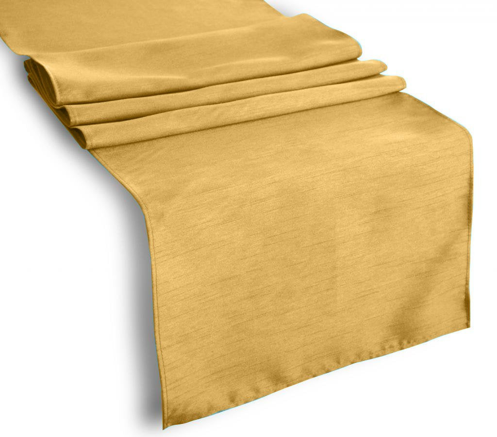 Broward Linens Table Runner Polyester 14 X 72 Inch (1, Mustard)