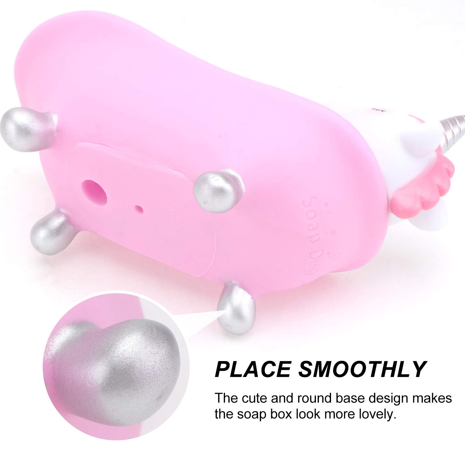 Gatuida 1Pc Soap Box, Cartoon Animal Bathtub Soap Box Unicorn Soap Case Soap Dish Holder For Home Bathroom Kitchen