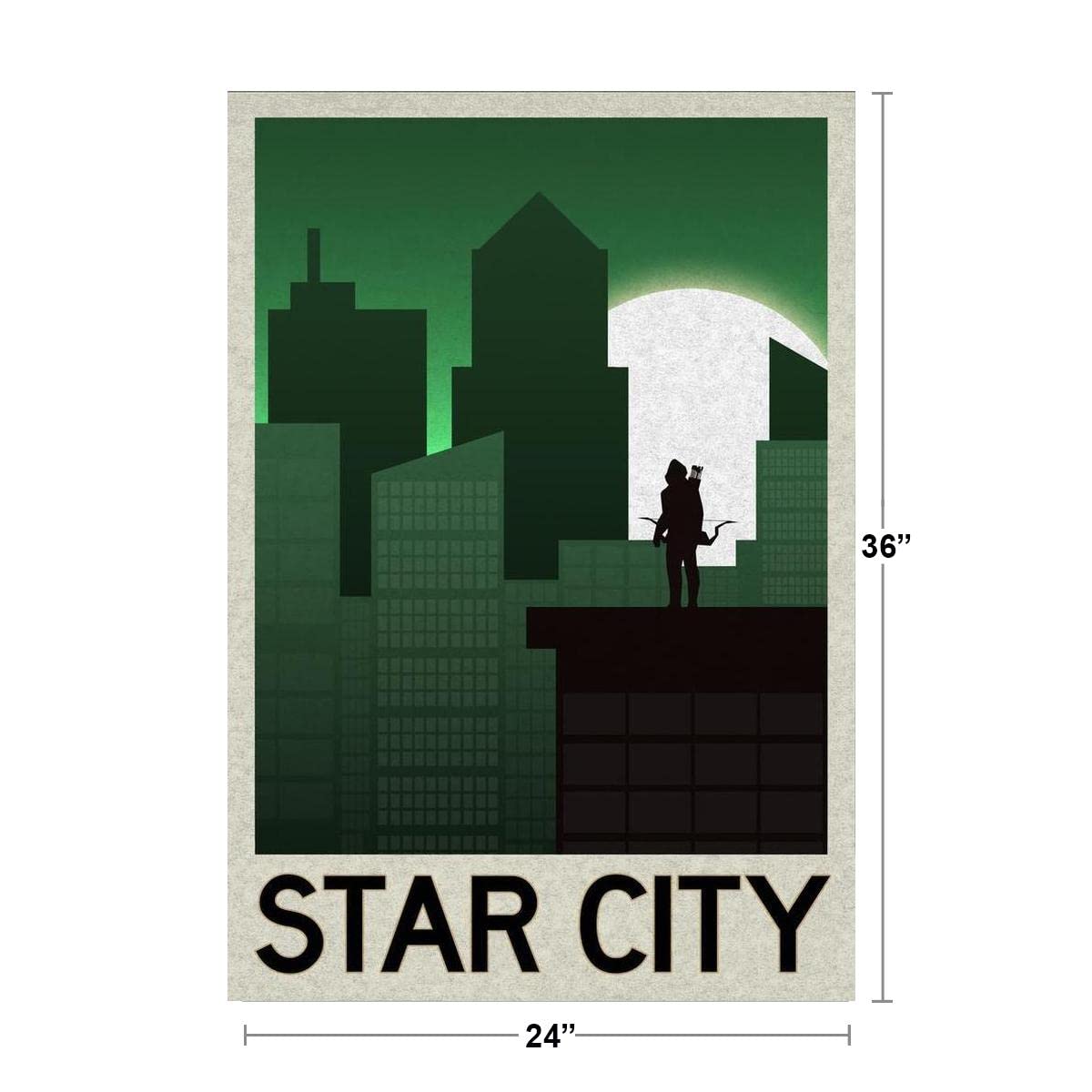 Star City Fantasy Travel Cool Wall Art Print Poster 24X36